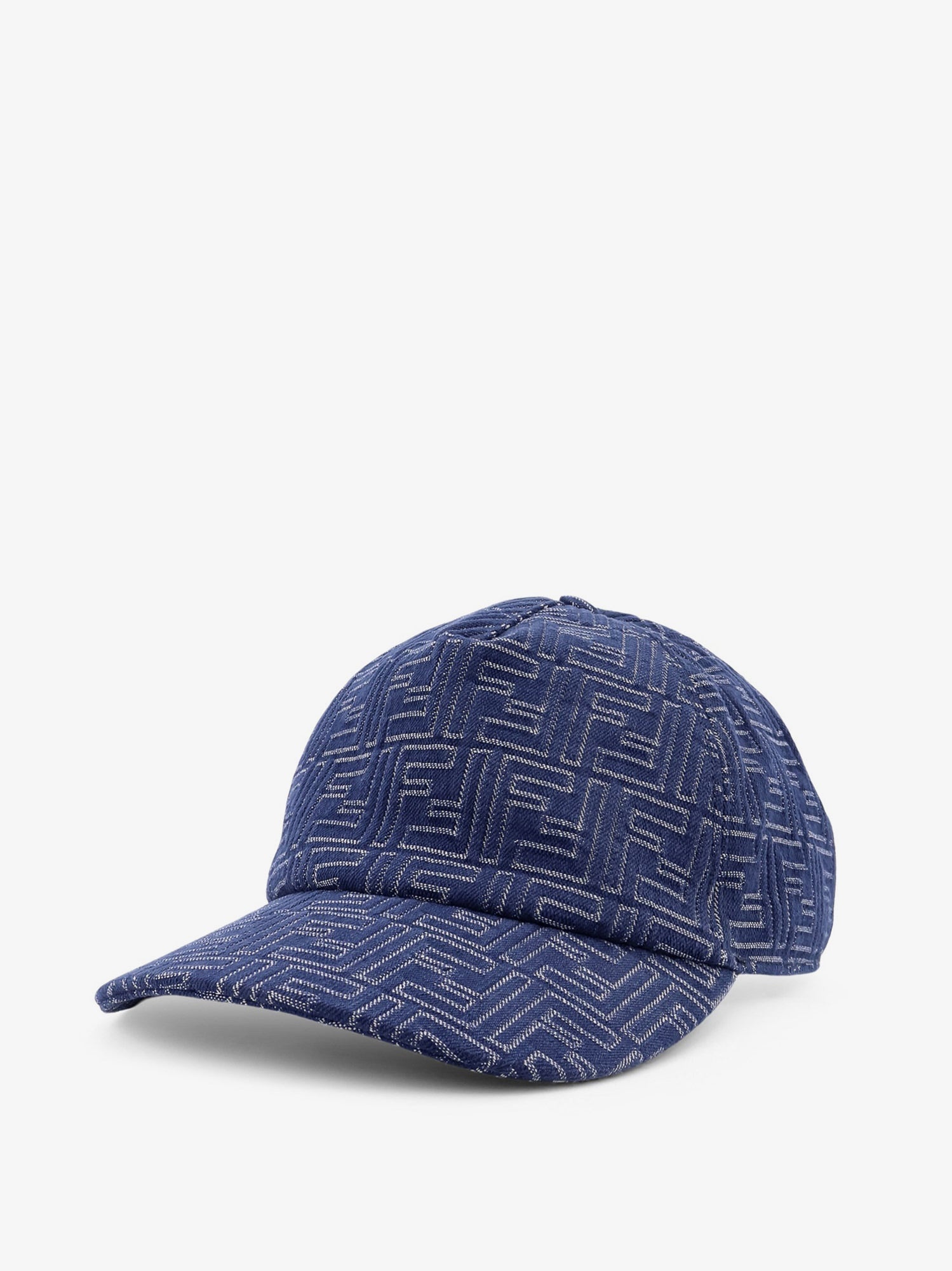 Fendi Ff Jacquard Denim Baseball Hat - 3
