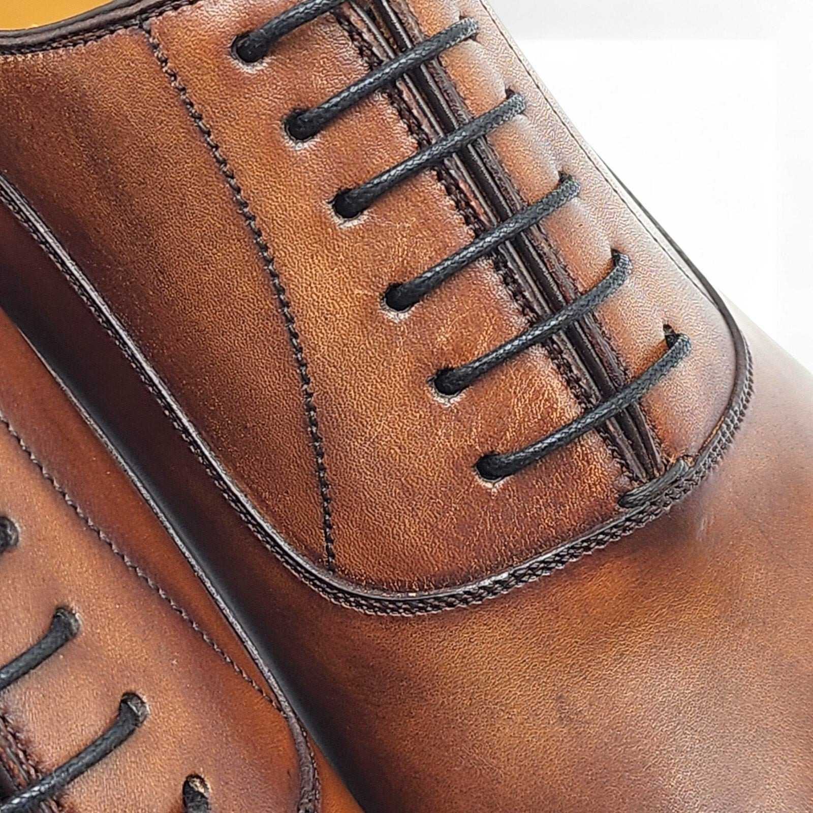 Christian Louboutin Greggo Leather Oxford Shoes Brown EU 40.5 US 7.5 - 9