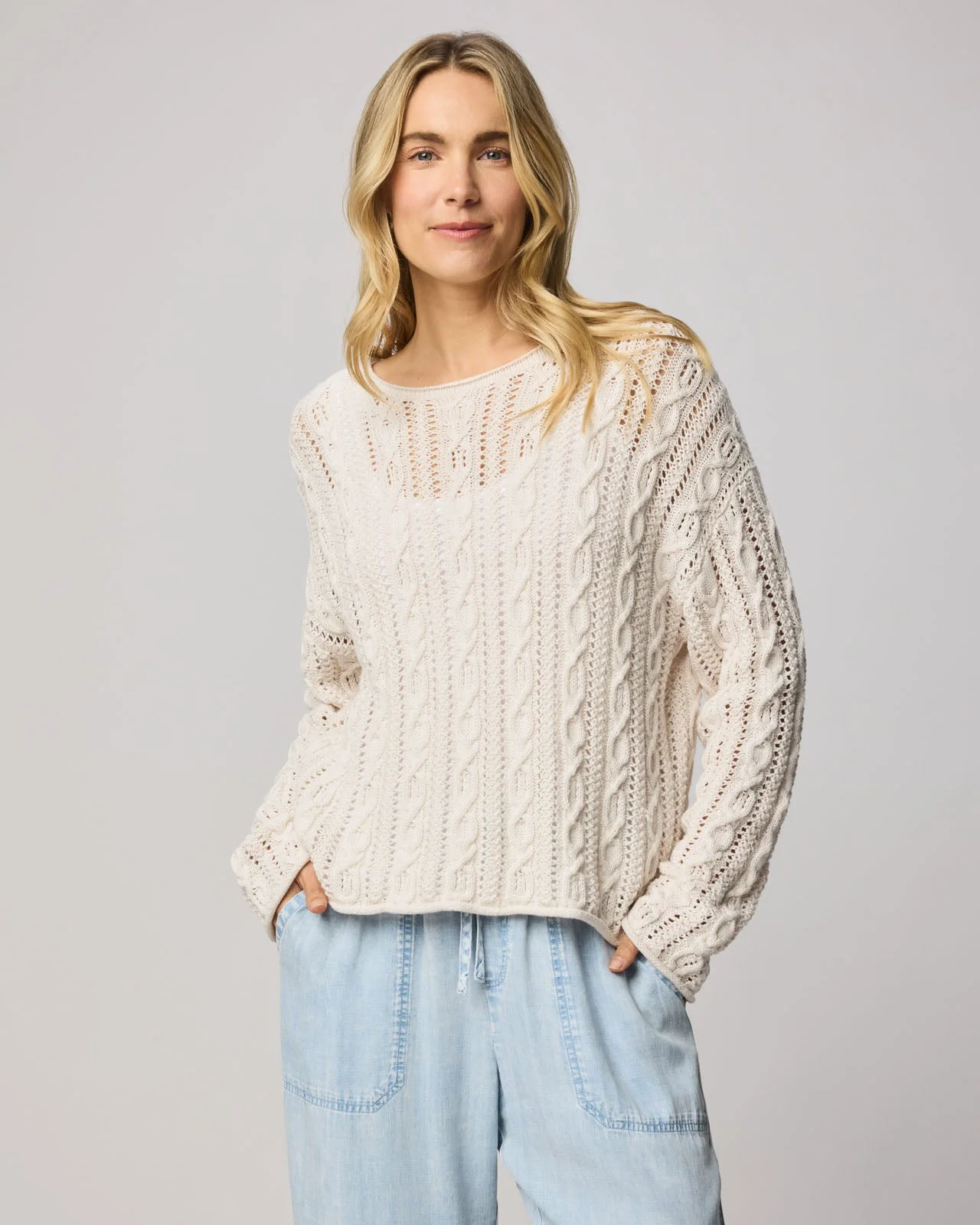 Brennan Cable Knit Sweater - 1