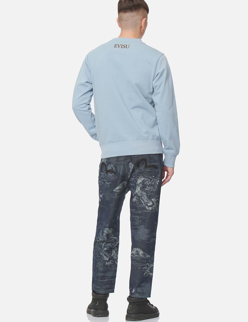 EVISU BROCADE SEAGULL APPLIQUÉ SWEATSHIRT outlook