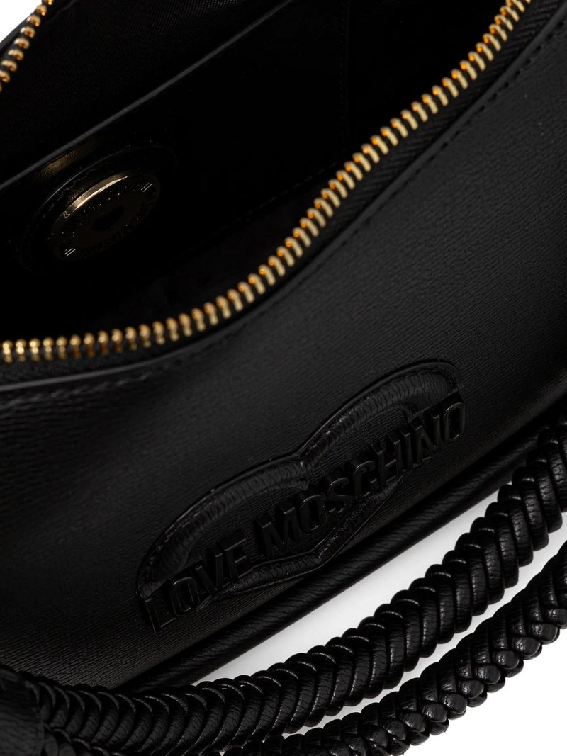 logo-detail braided-handle tote bag 5