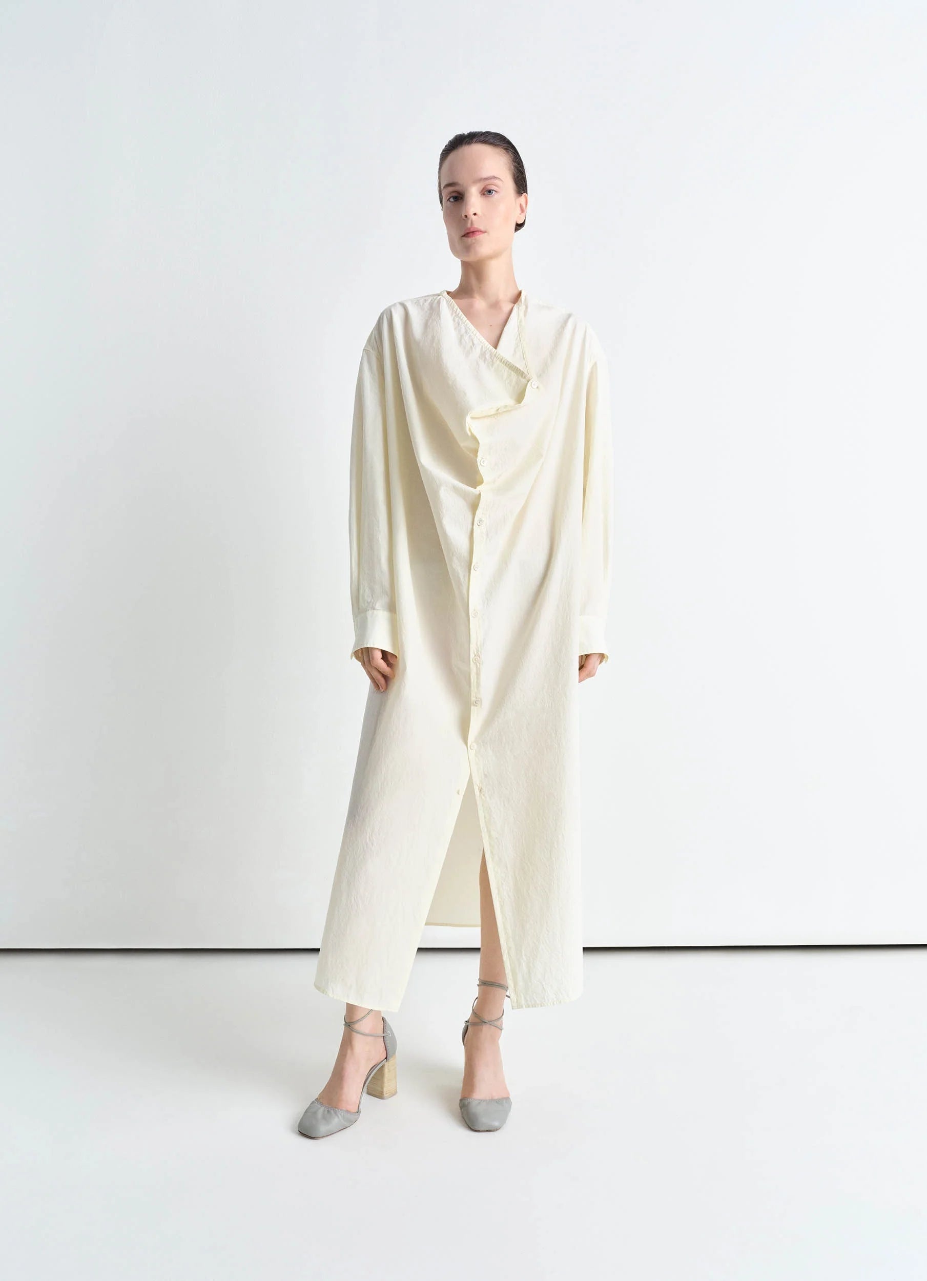 SOFT COLLAR DRESS - 2