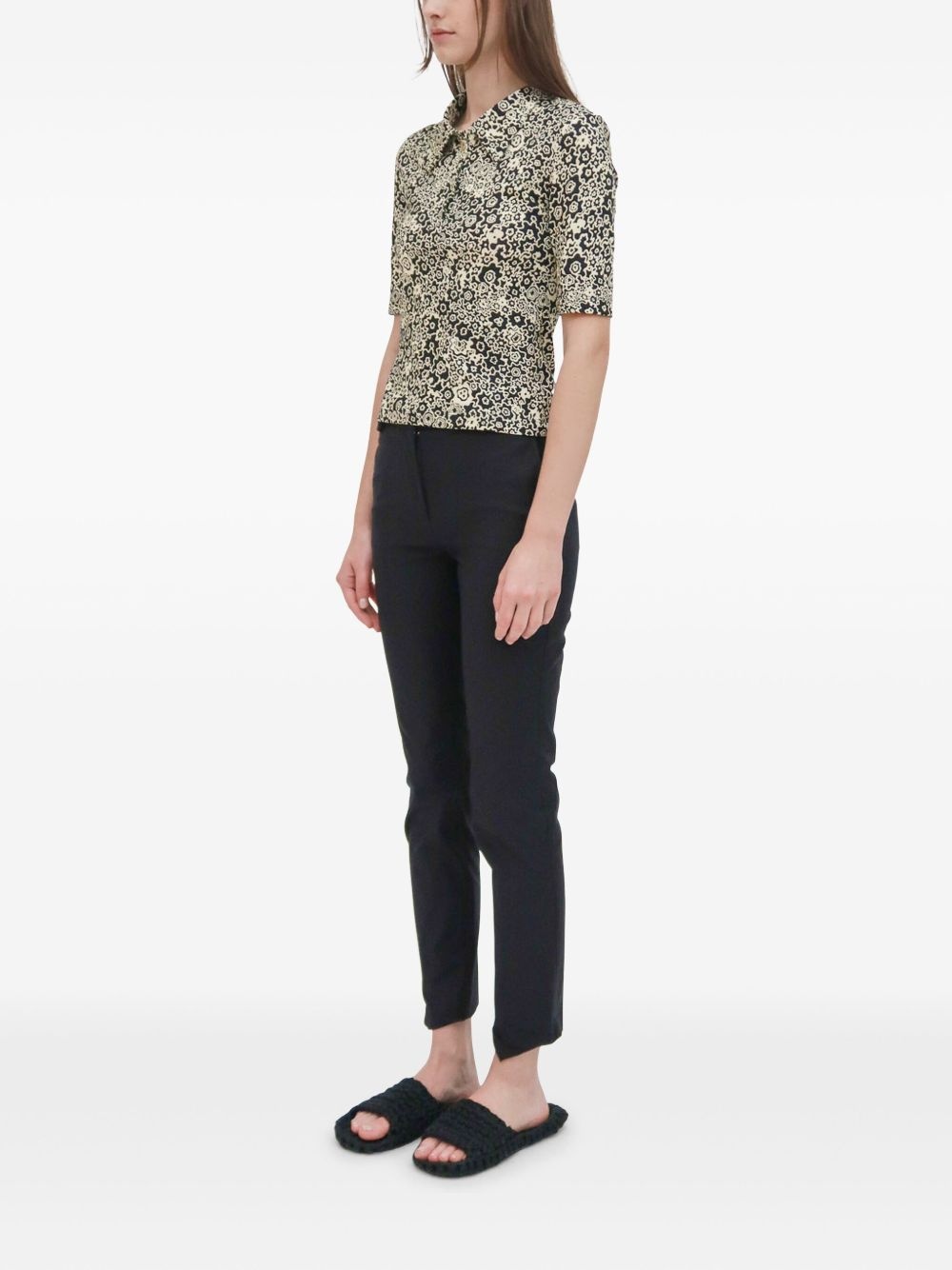 cropped skinny trousers - 4