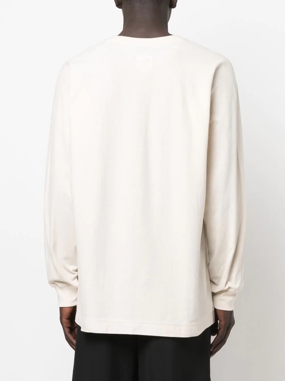 crew neck jersey-knit jumper - 4