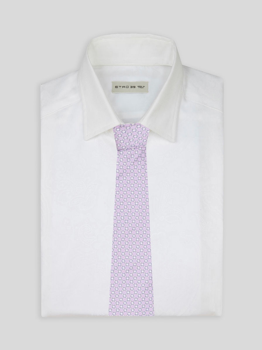 SILK JACQUARD TIE - 2