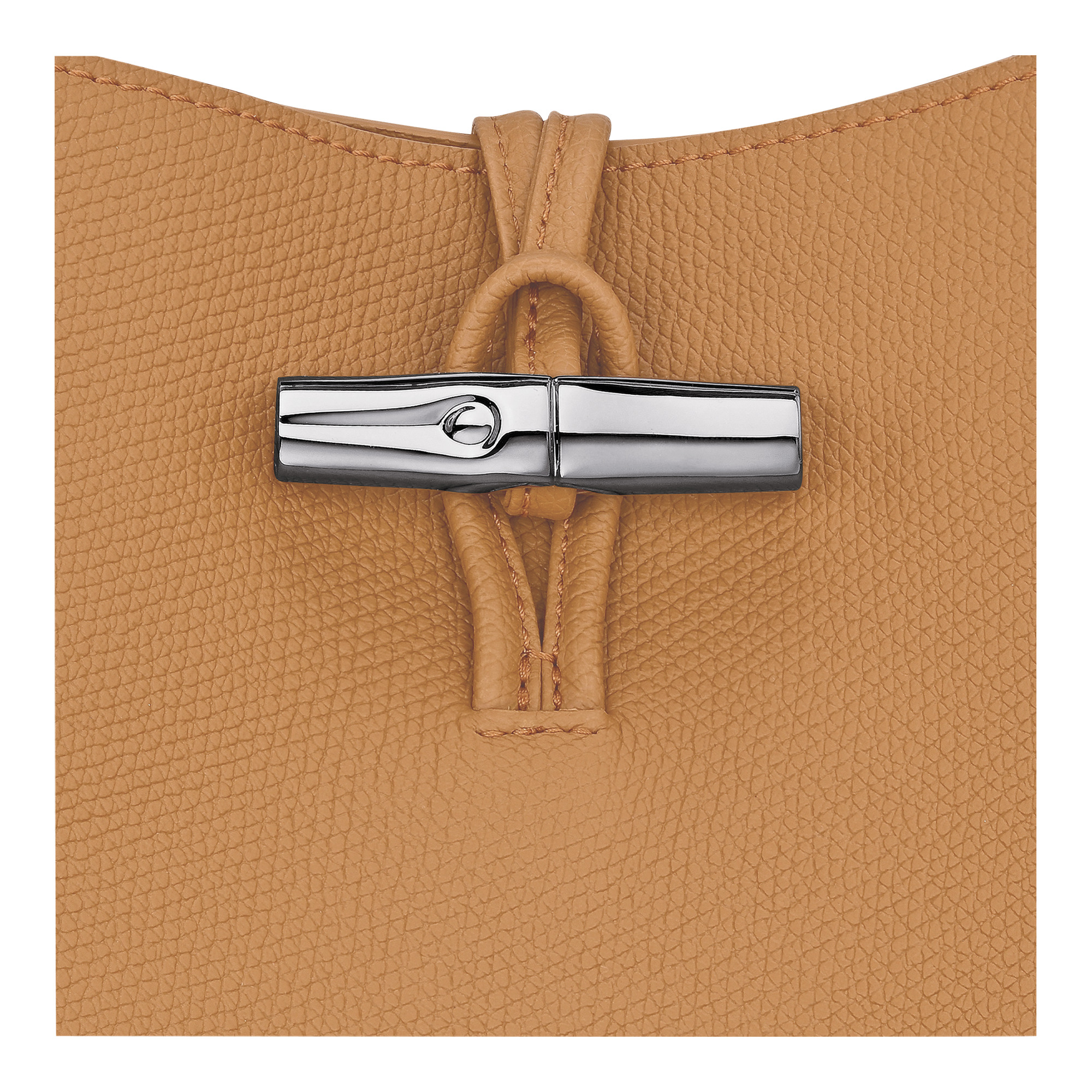 Le Roseau Hobo bag Walnut - Leather - 6
