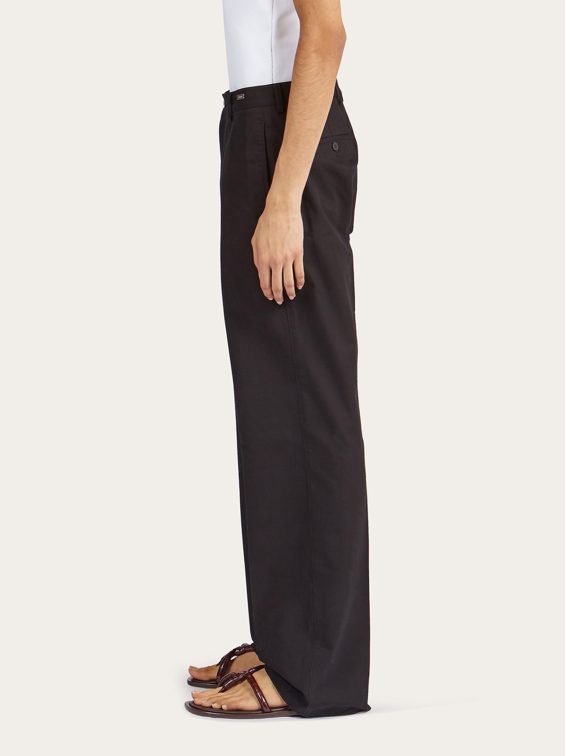 Flared chino trouser - 3