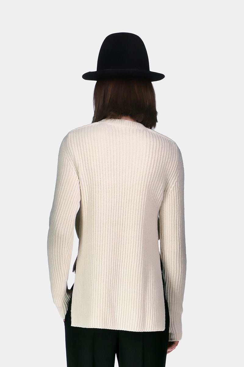 Ann Demeulemeester Jeanne Knitted Crewneck | REVERSIBLE