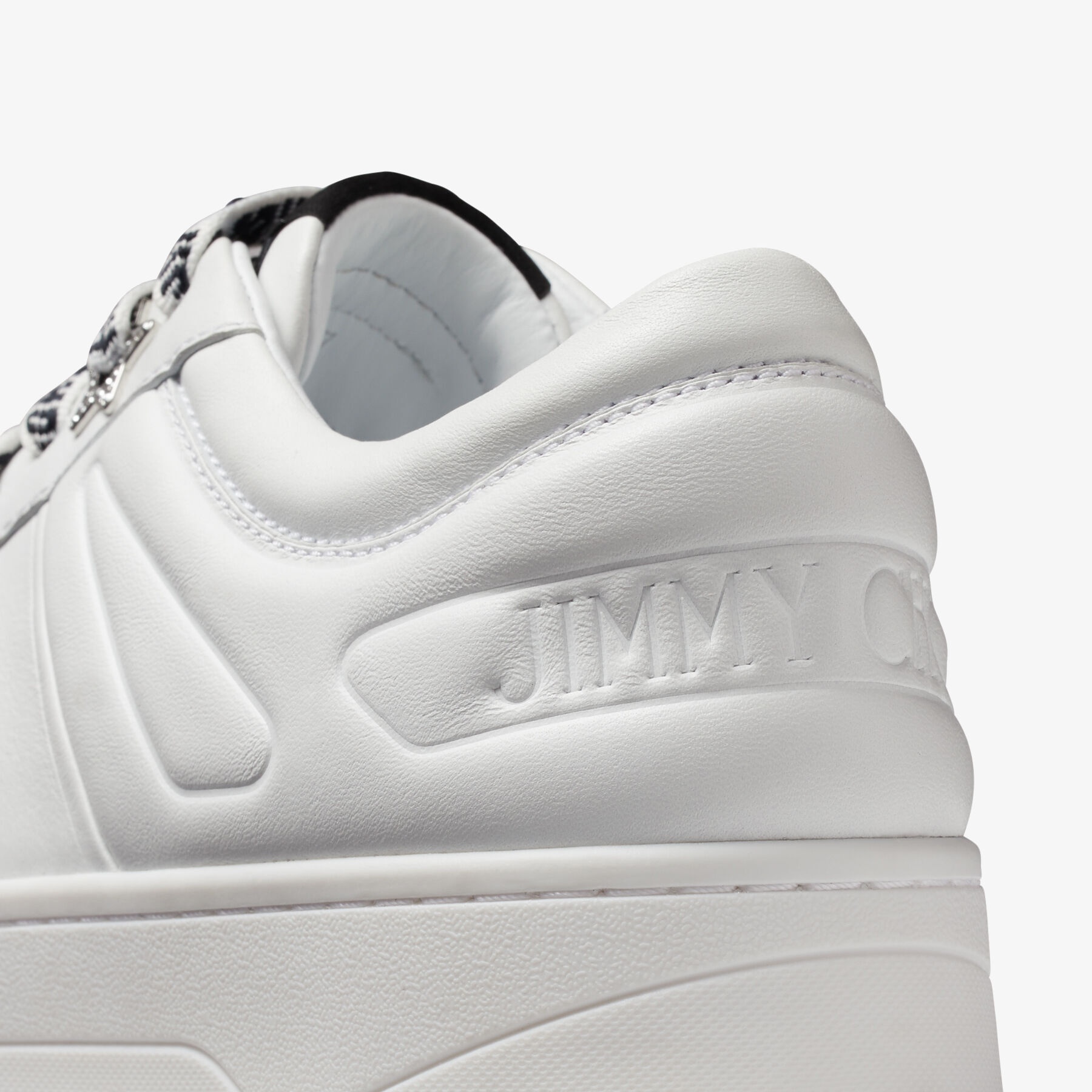 Hawaii/F
White Calf Leather Lace Up Trainers - 5