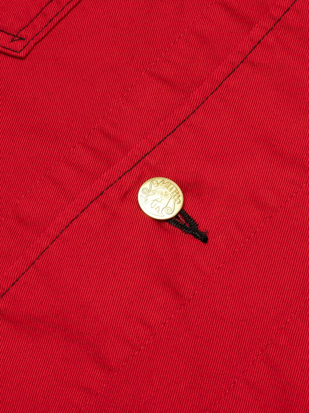 x Smith's butterfly-embroidered shirt jacket - 4