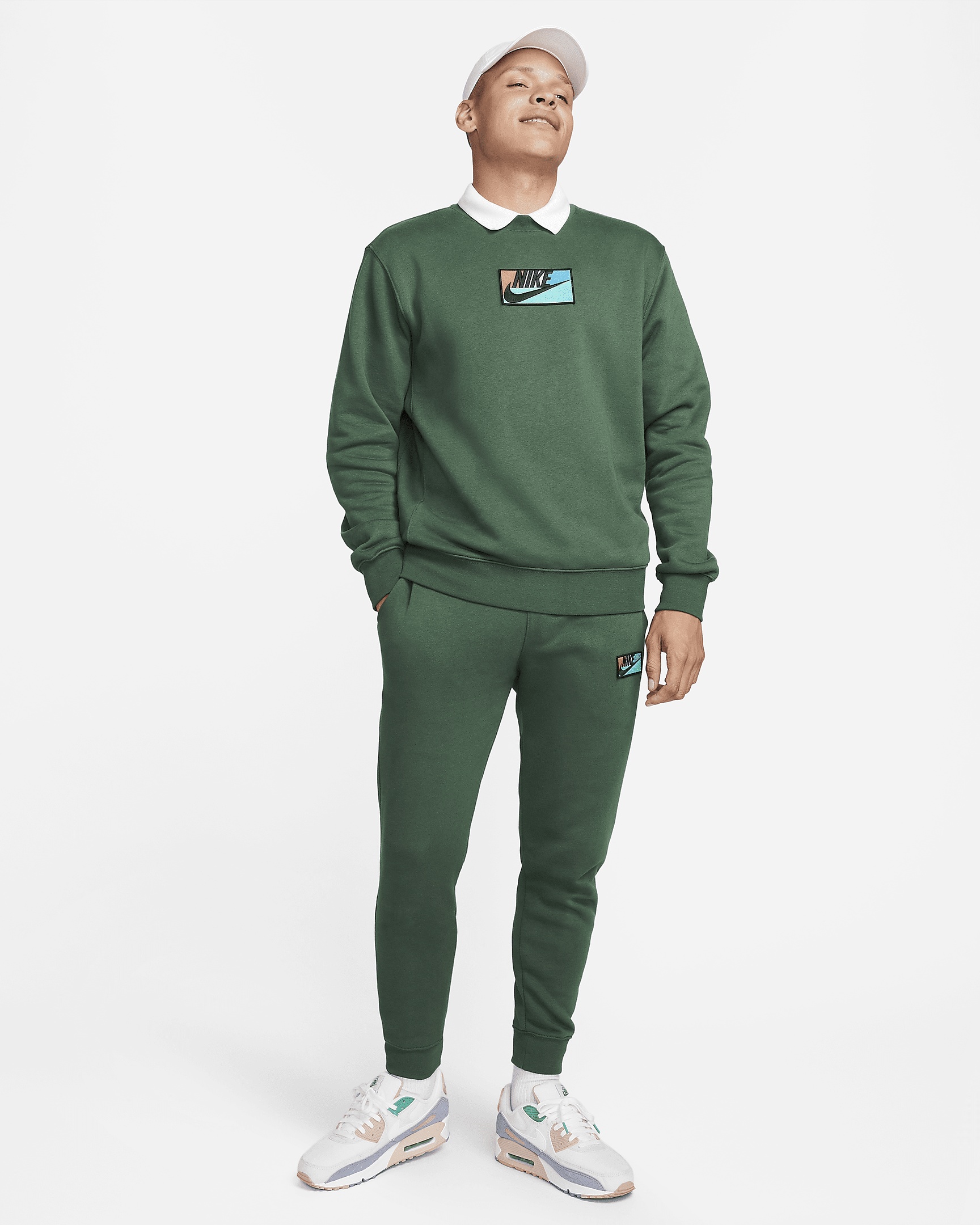 【Nike】Nike Sportswear Club Fleece Men's Crew Nike Sportswear Club Men's Fleece Crew. Nike.com