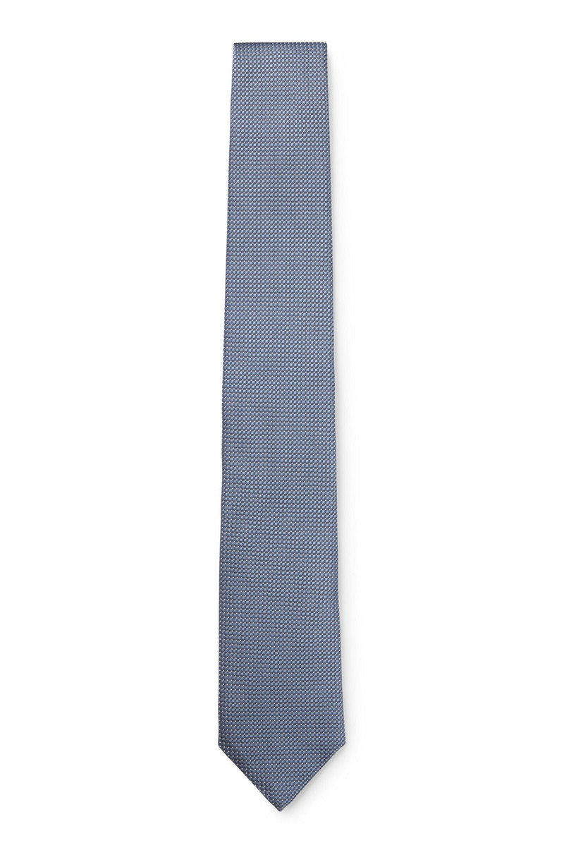 SILK-BLEND TIE WITH JACQUARD PATTERN 1