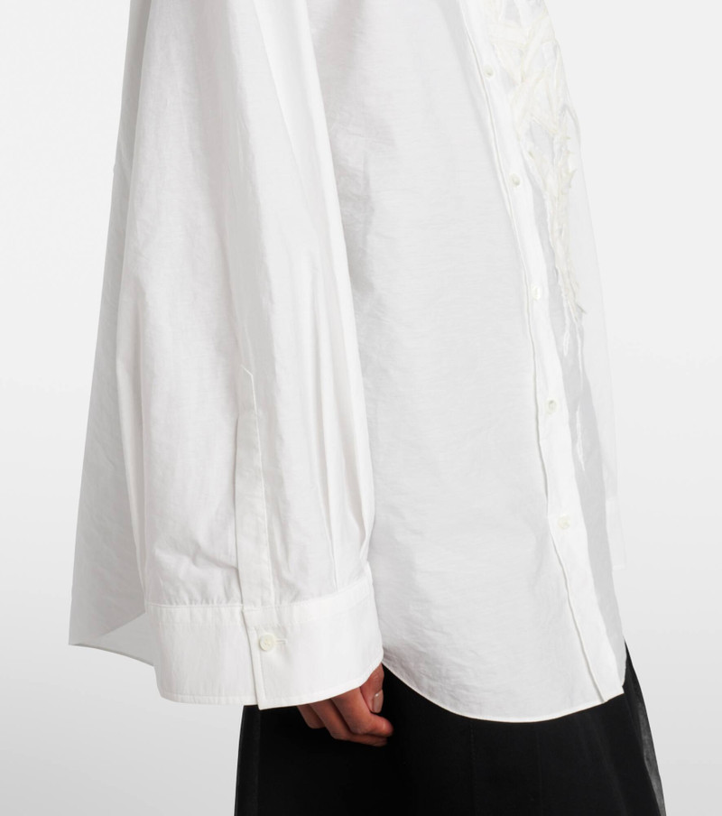 floral-appliqué shirt 5