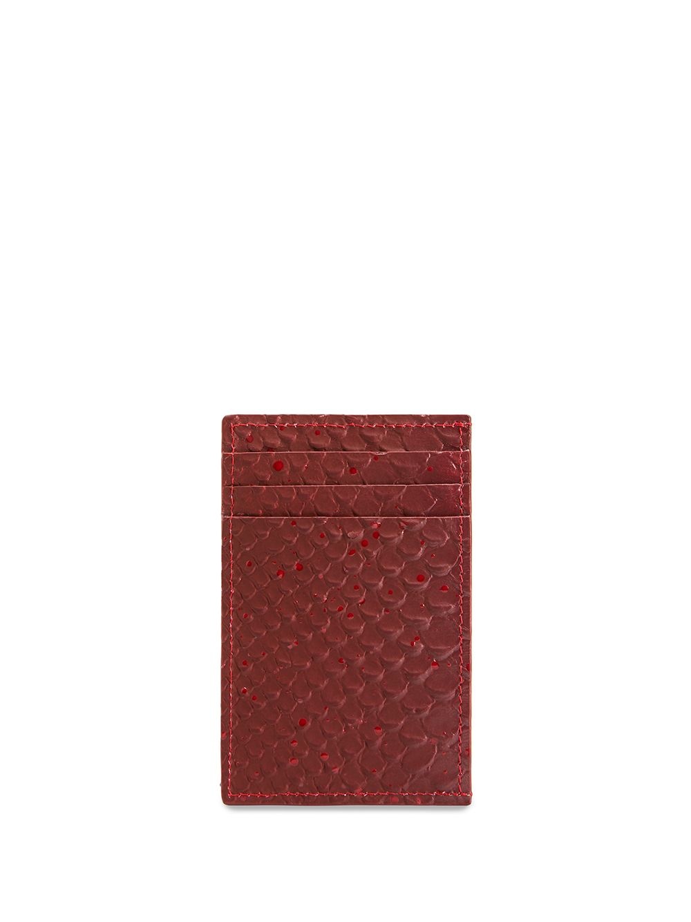 Albert crocodile-effect cardholder - 2