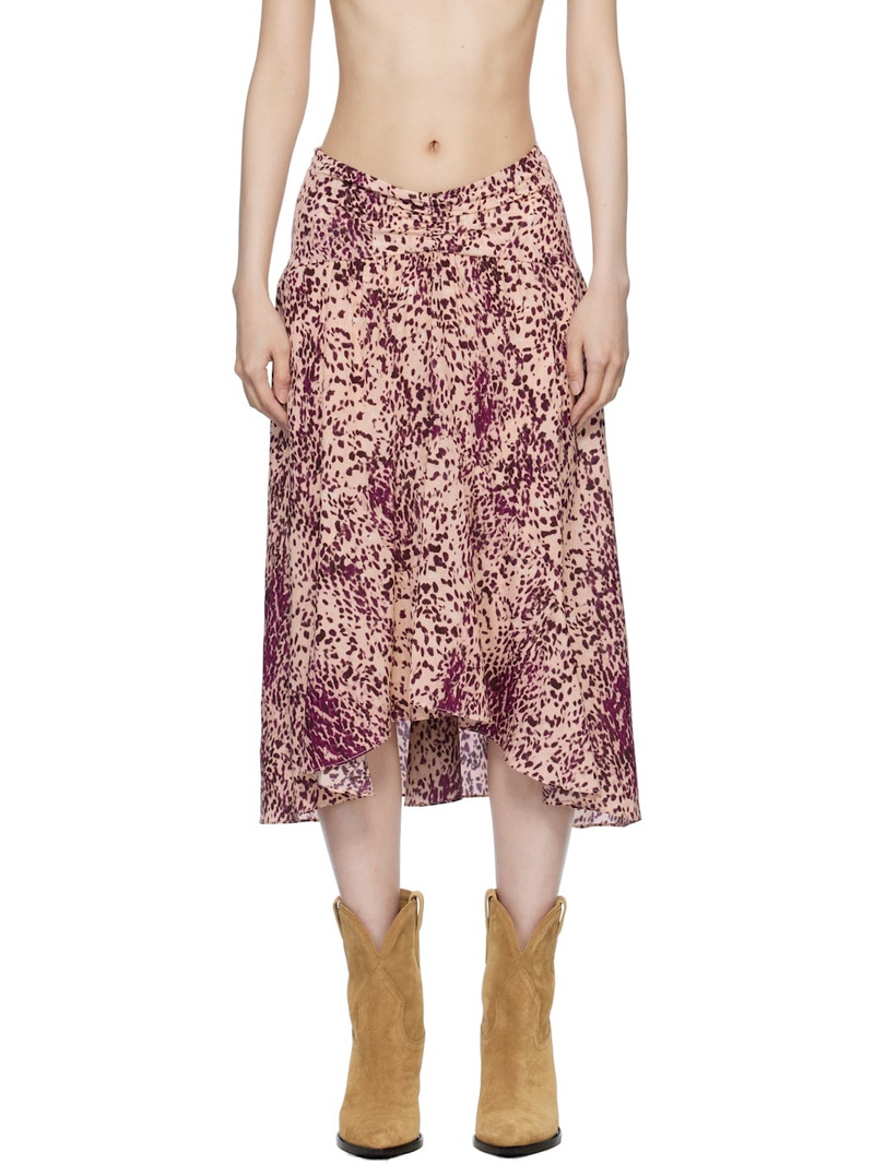 Purple Olena Midi Skirt - 1