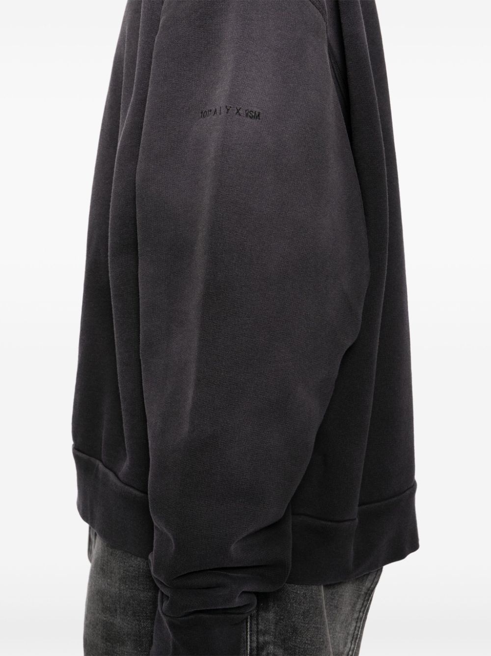 garment dyed crew neck sweatshirt - 5