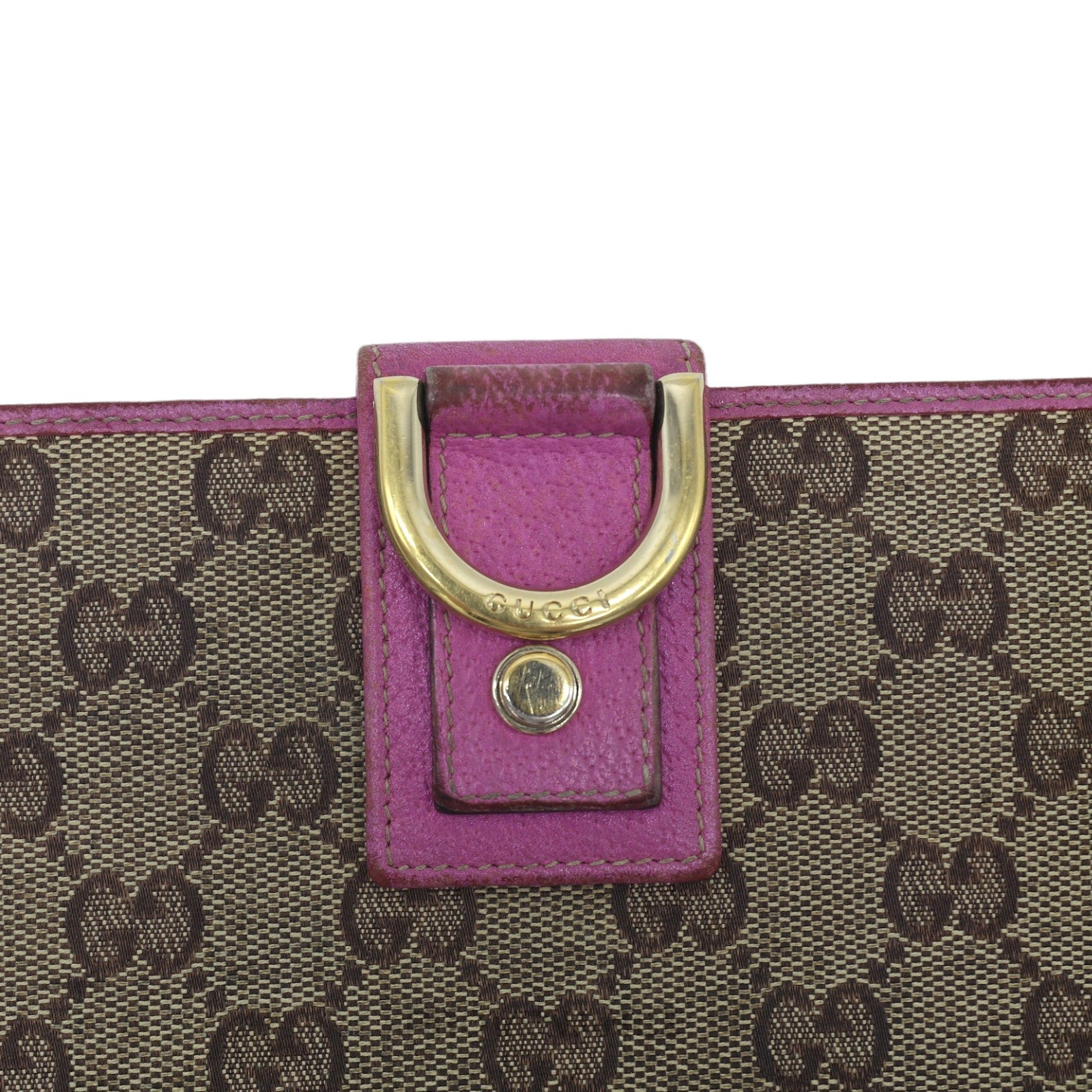 Gucci GG Canvas Long Wallet - Fuchsia - 5