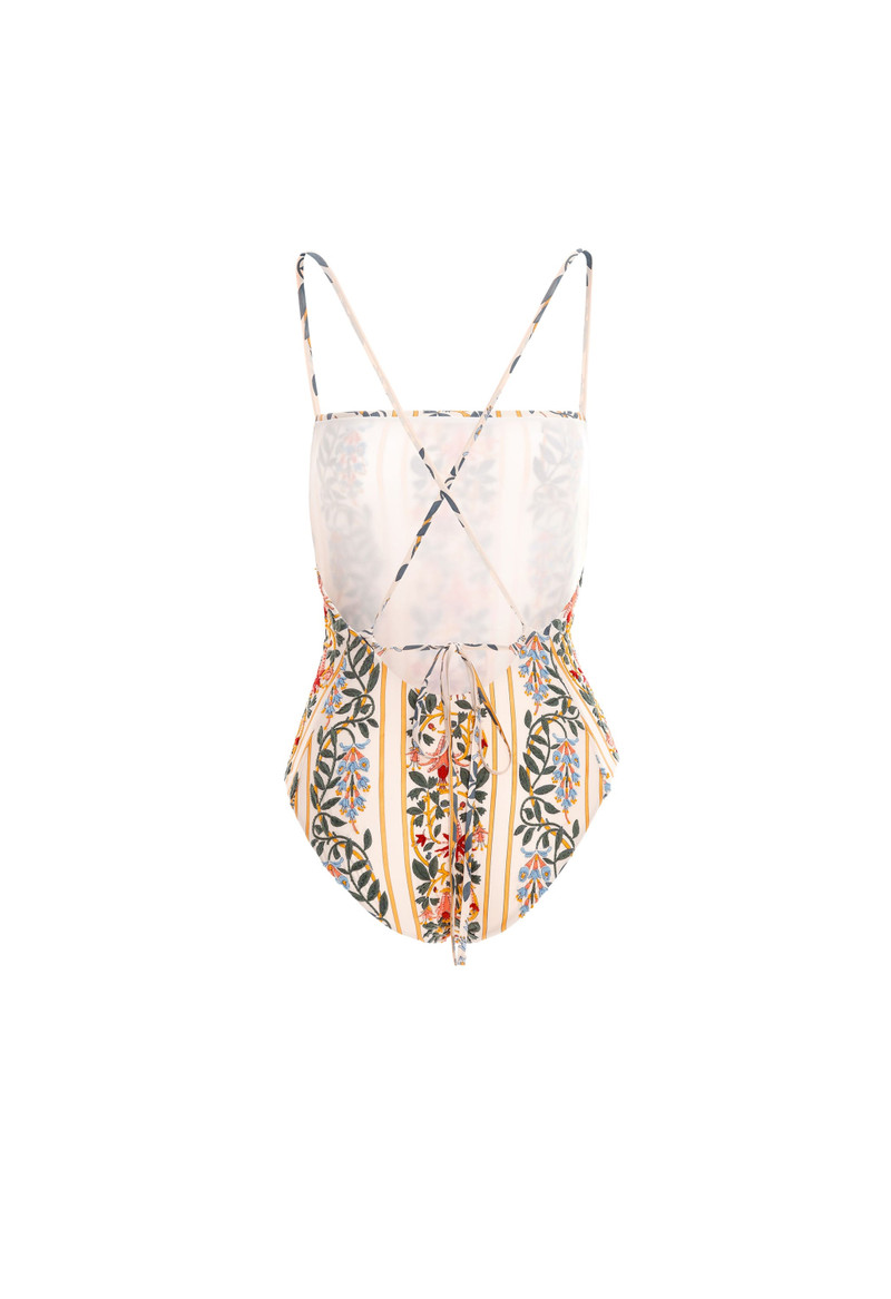 Caoba Lluvia Floral One Piece 5