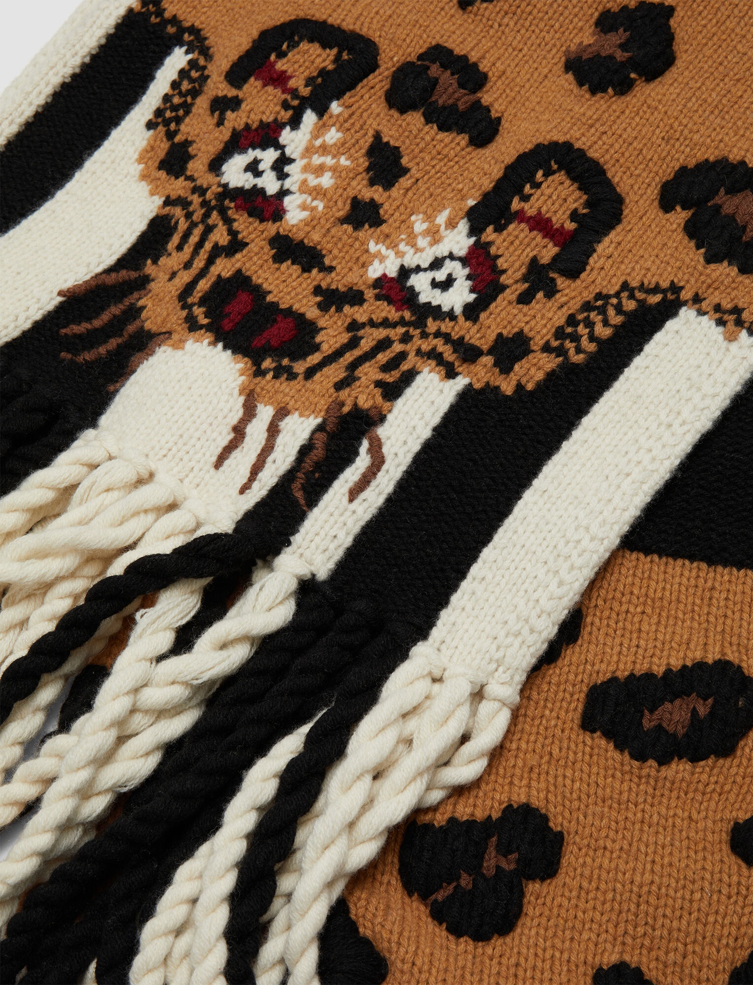 Leopard Knit Scarf - 3