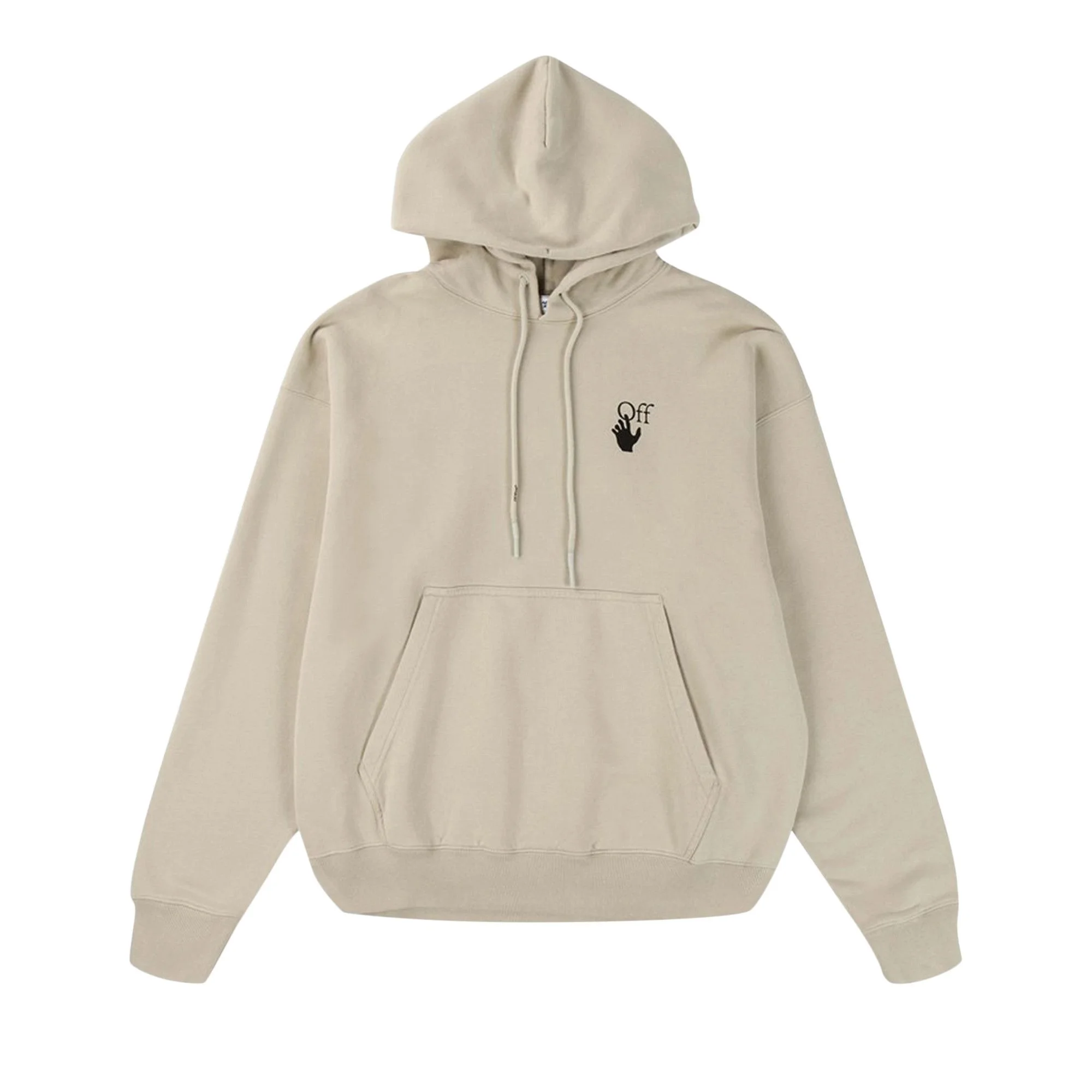 Off-White Bubble Arrow Skate Hoodie 'Abbey Stone' - 1