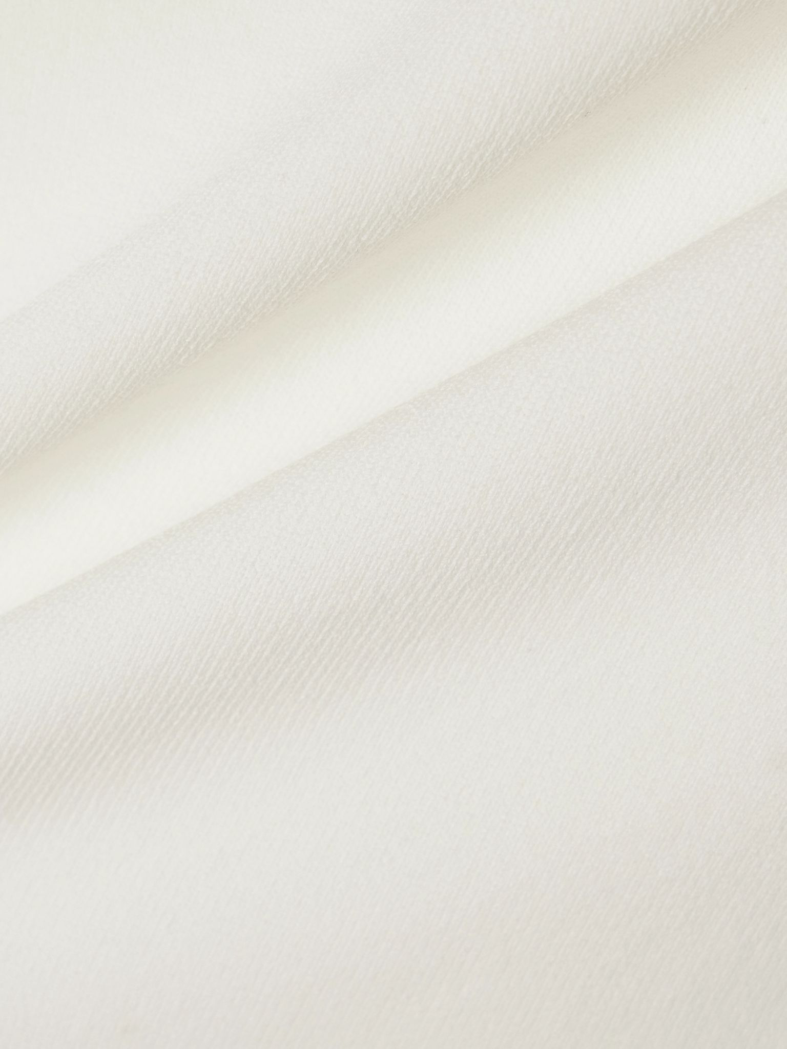 Polly cropped knitted T-shirt Ivory - 4