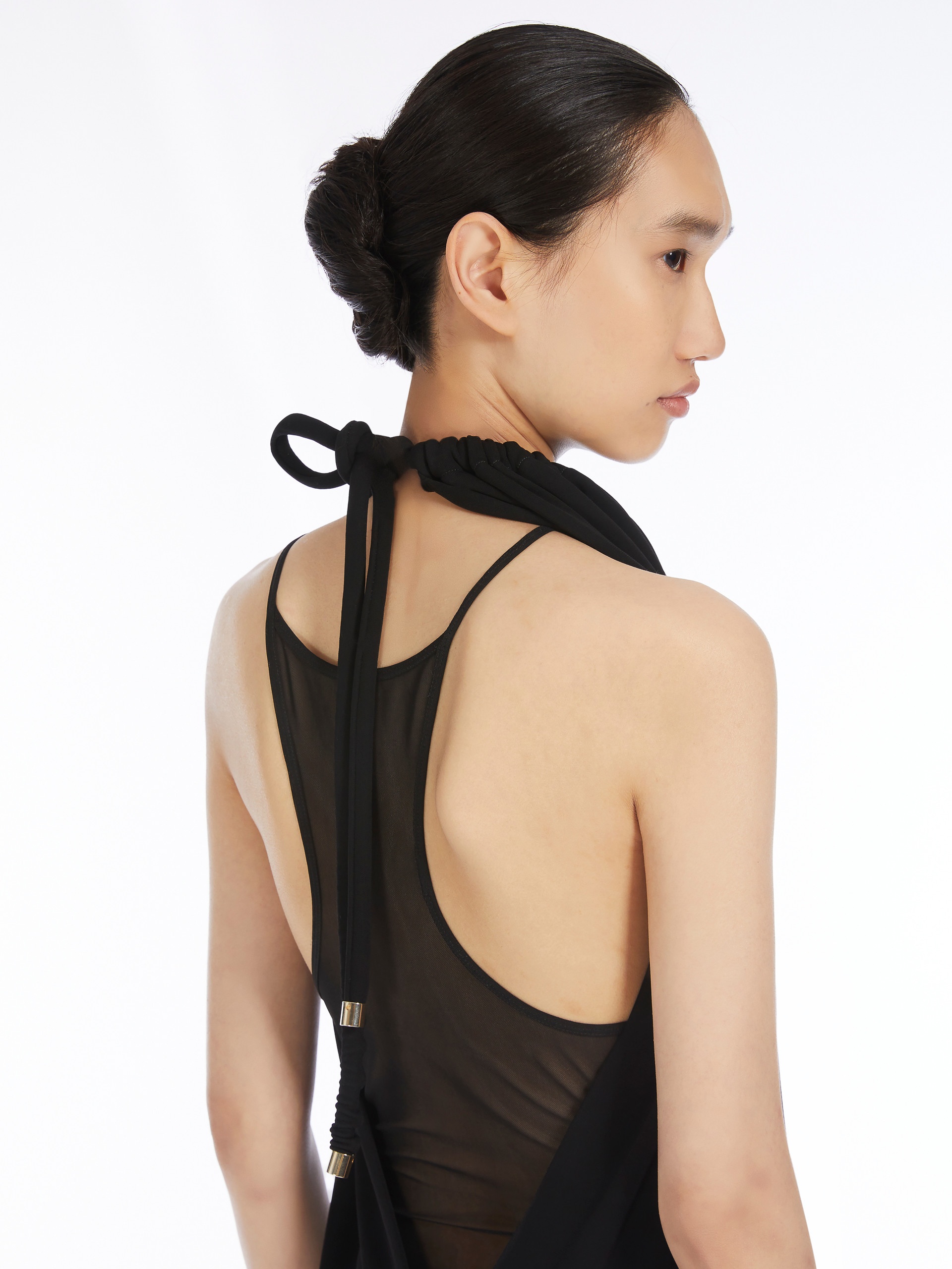 Sportmax ALCESTE1234 Long viscose dress - RUNWAY | REVERSIBLE