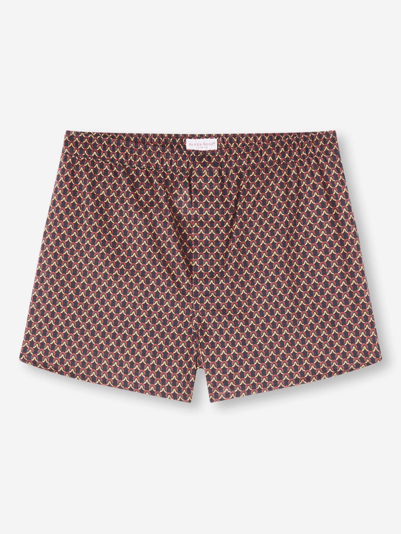 Men's Modern Fit Boxers Ledbury 65 Cotton Batiste Multi - 1