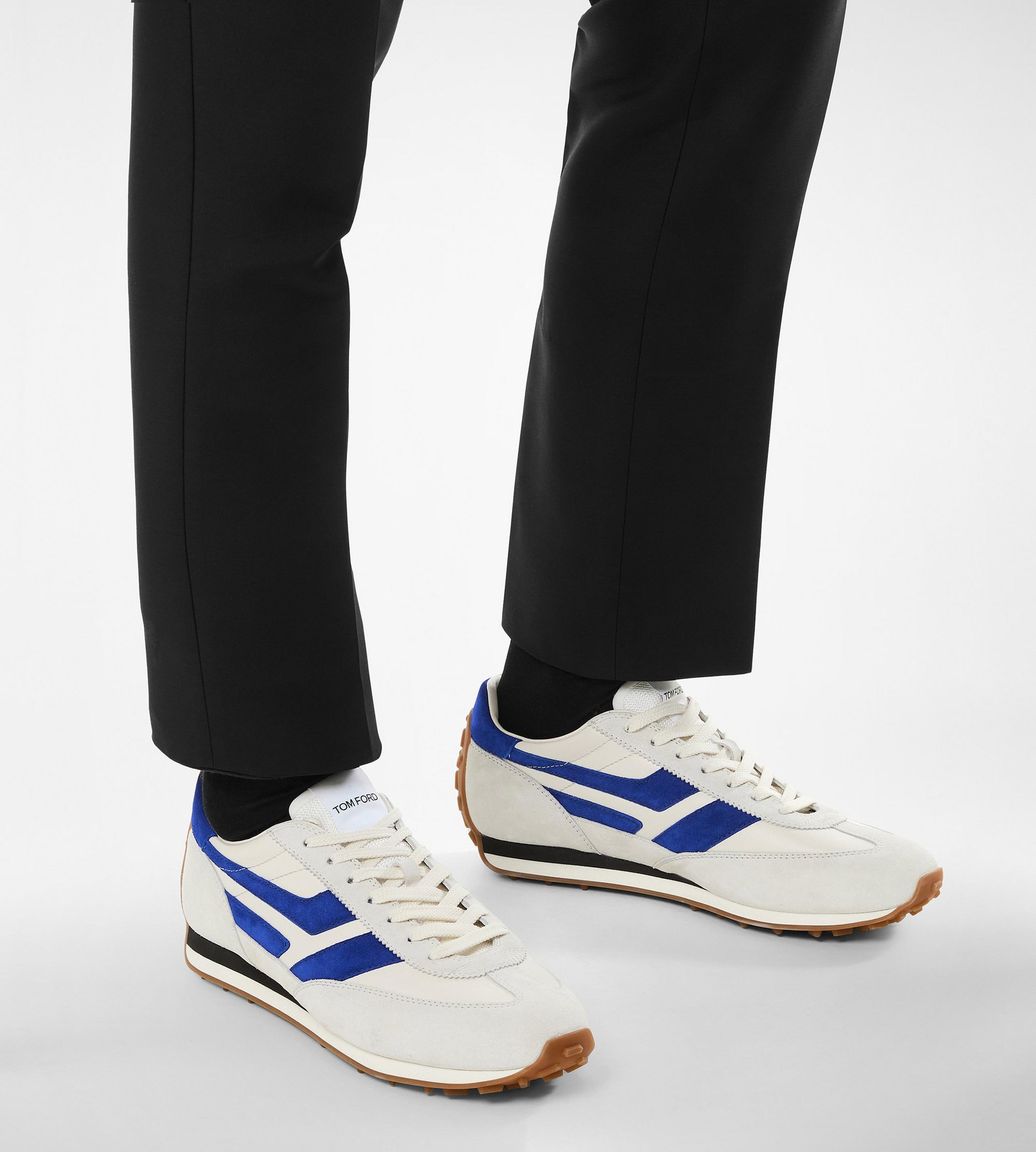 SMOOTH LEATHER AND SUEDE MICK SNEAKER - 6