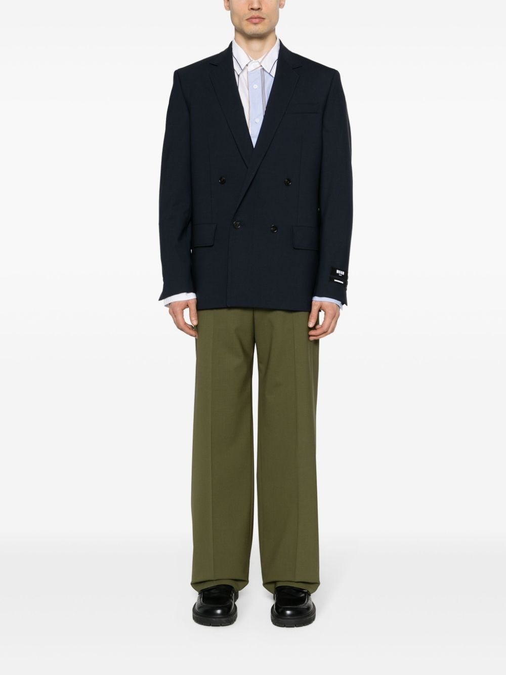 straight-leg tailored trousers - 2
