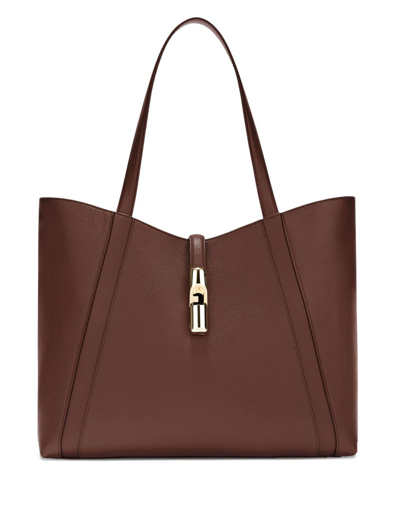 curved-panel clasp tote bag 1