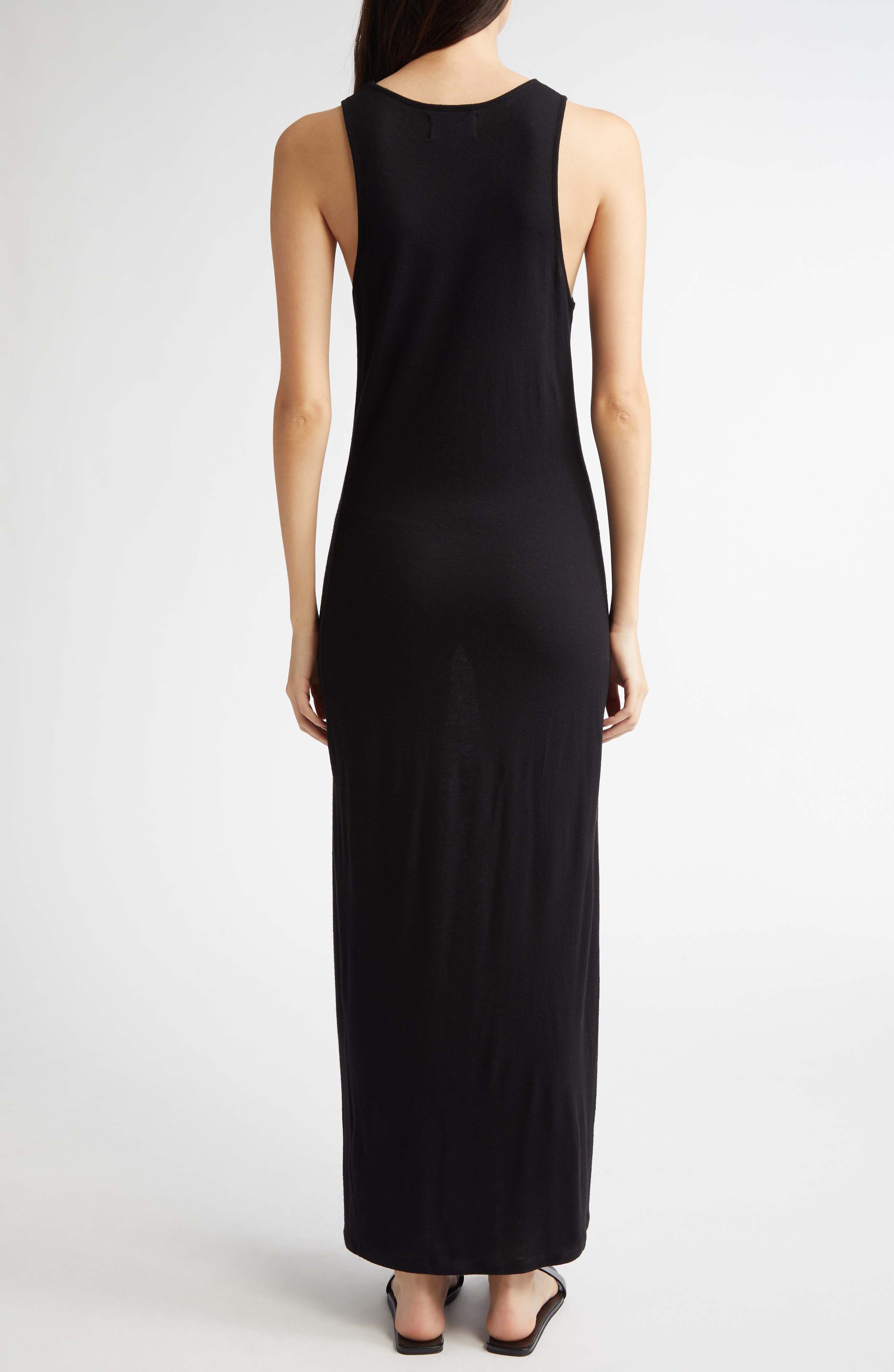 LOULOU DE SAISON Myron Tank Maxi Dress in Black at Nordstrom - 2