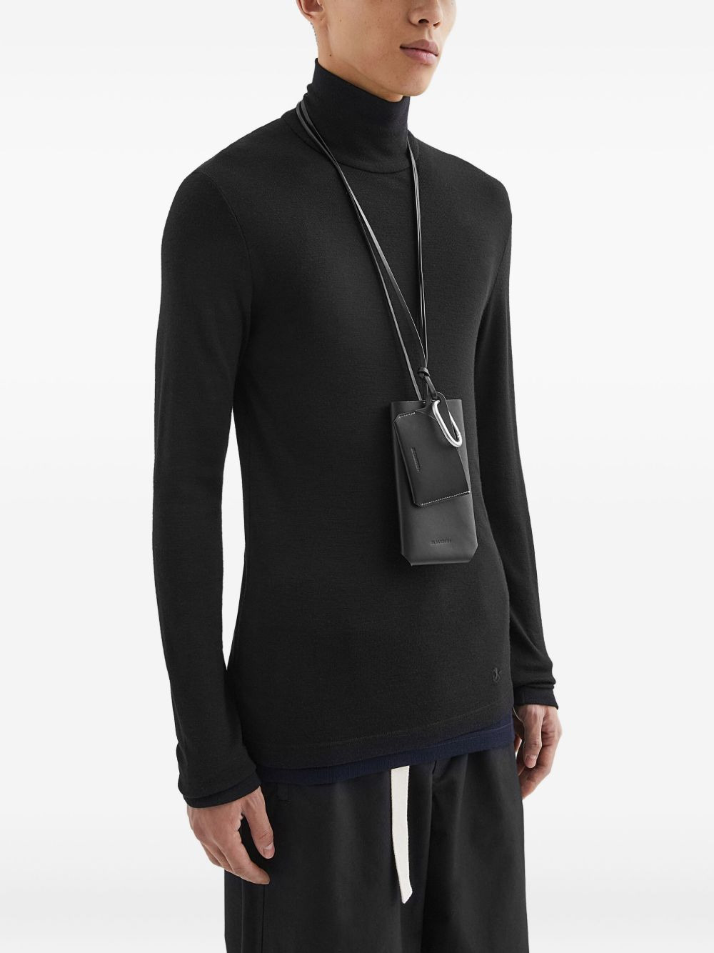 wool layered T-shirt - 3