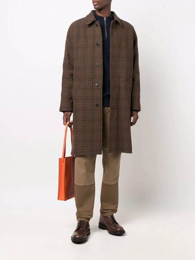 A.P.C. houndstooth single-breasted coat outlook