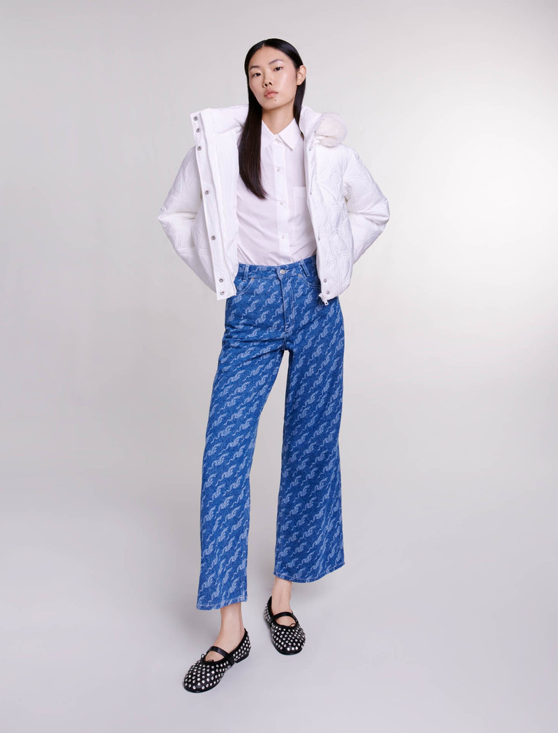 maje Short quilted puffer jacket outlook