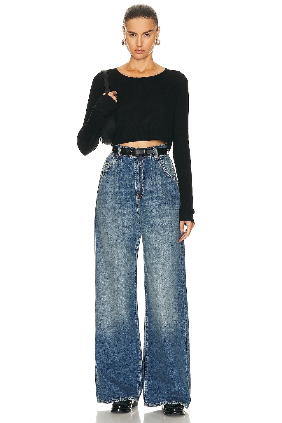 Chloe Super High Rise Pleated Wide Leg - 4