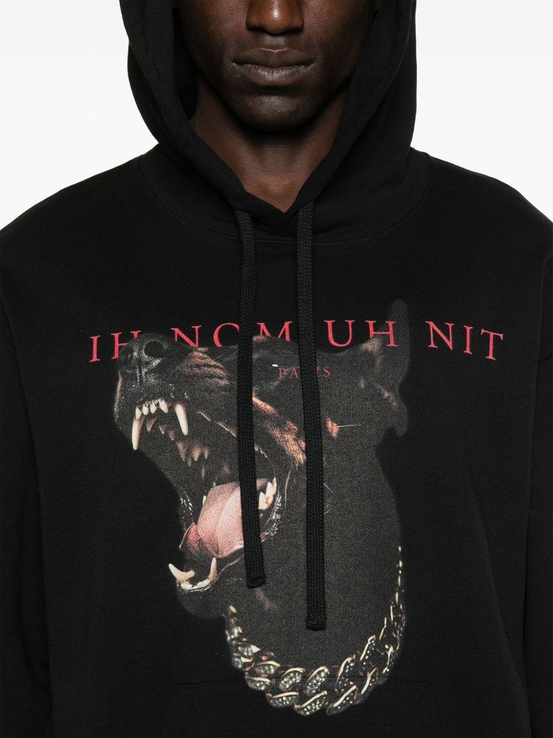 dog-print hoodie 5
