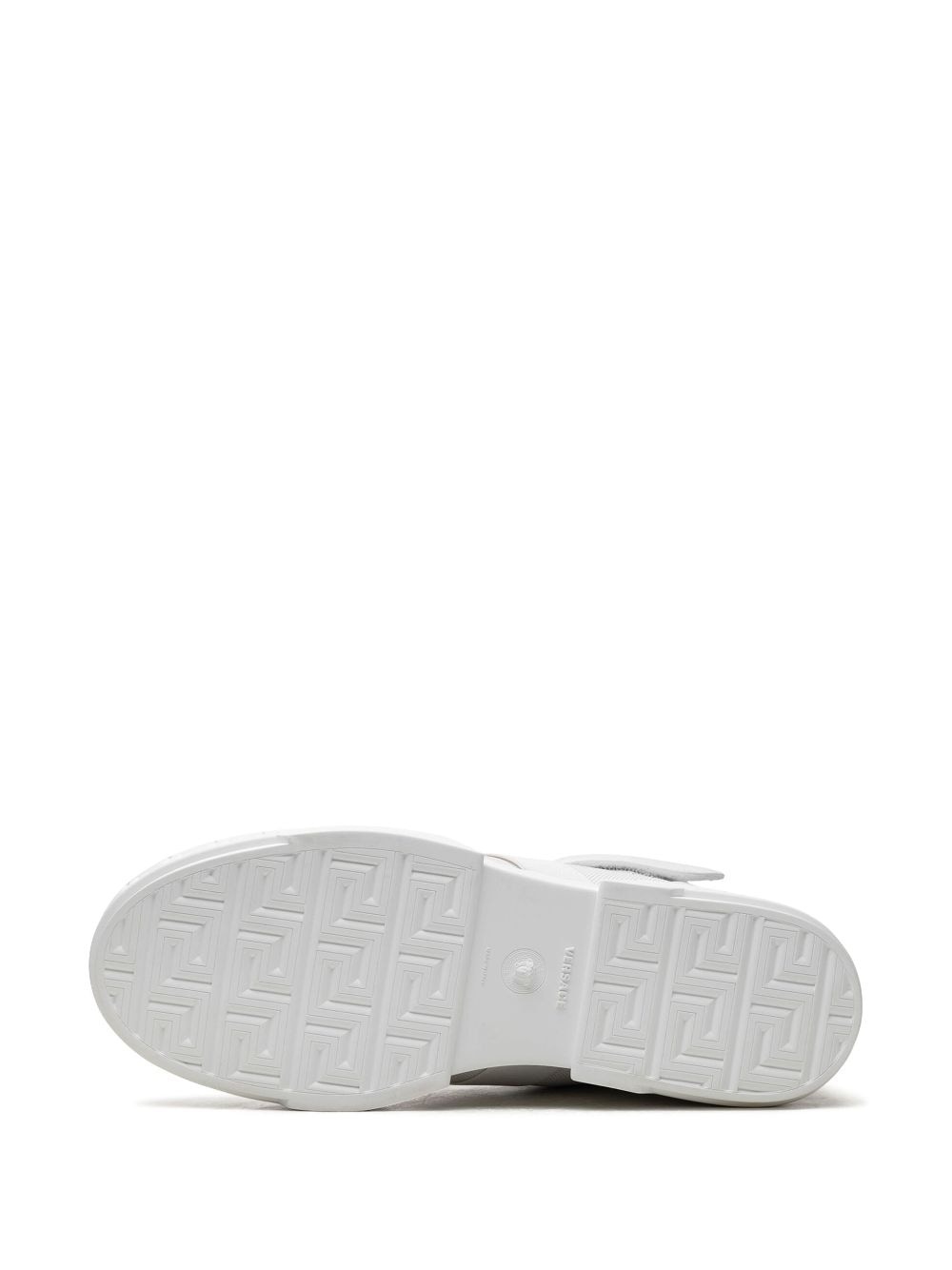 Medusa-plaque high-top "White" sneakers - 4