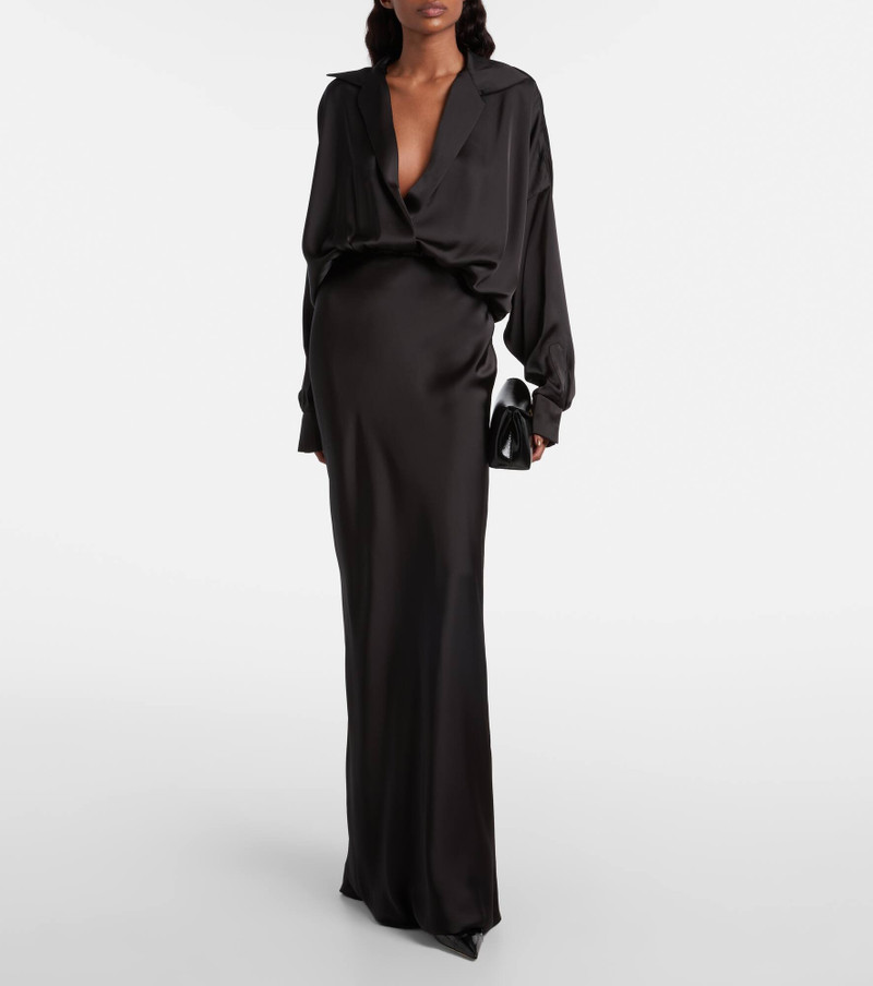 NORMA KAMALI Satin gown outlook