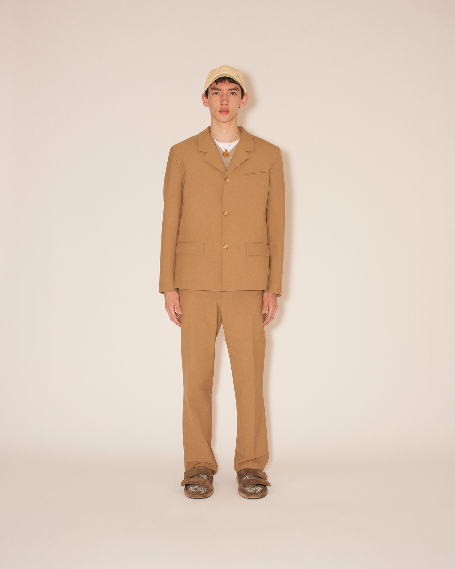 ROX - Single breasted suit jacket - Camel - 3