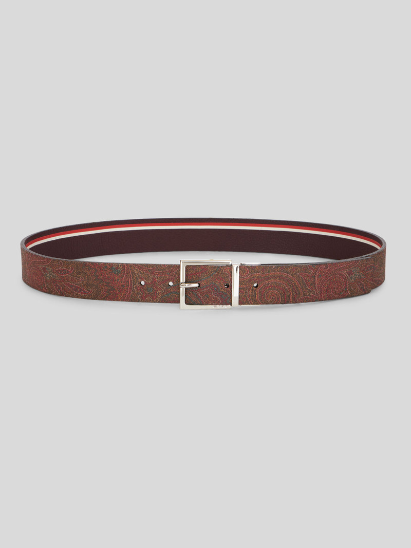 Etro REVERSIBLE PATCHWORK BELT outlook