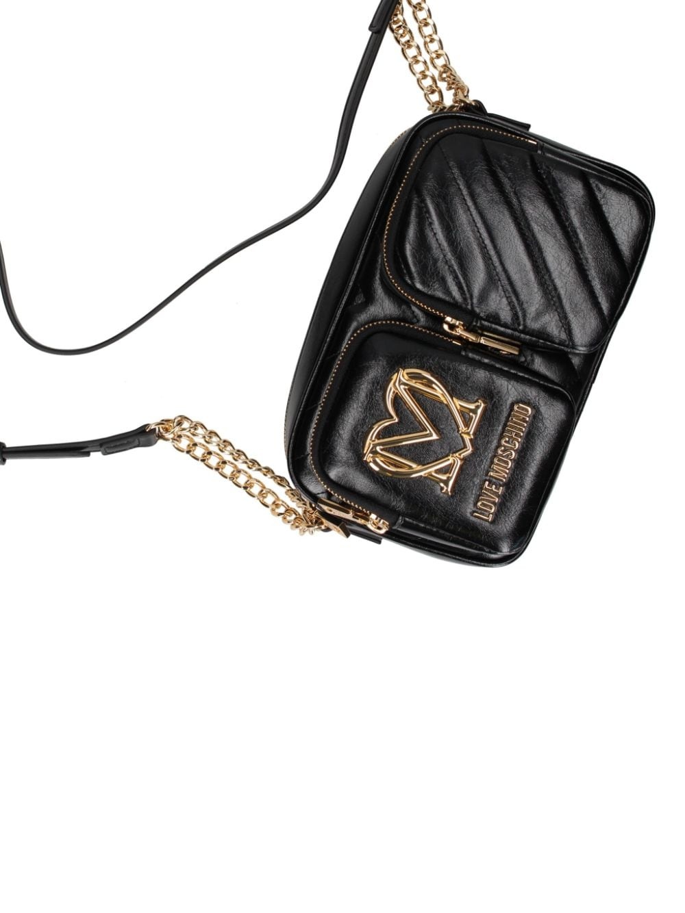 logo-plaque crossbody bag - 5