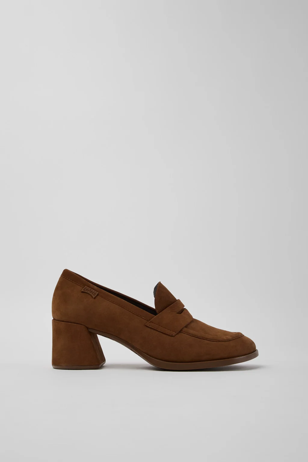 Kora Brown Nubuck Moccasins for Women. - 1