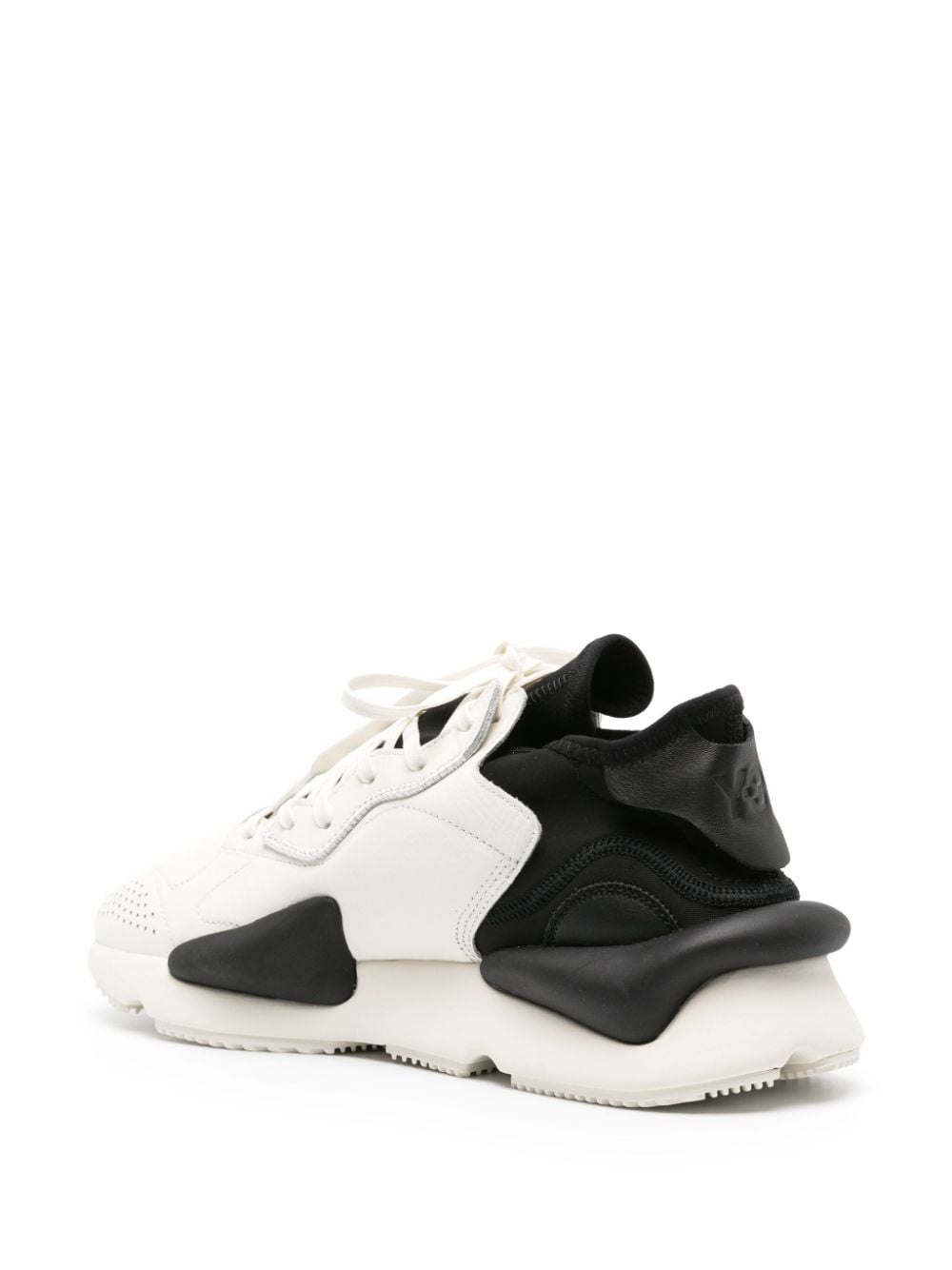 Kaiwa panelled leather sneakers - 5