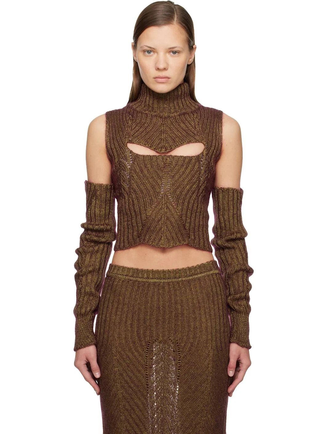 Brown Mary Corset Top - 1