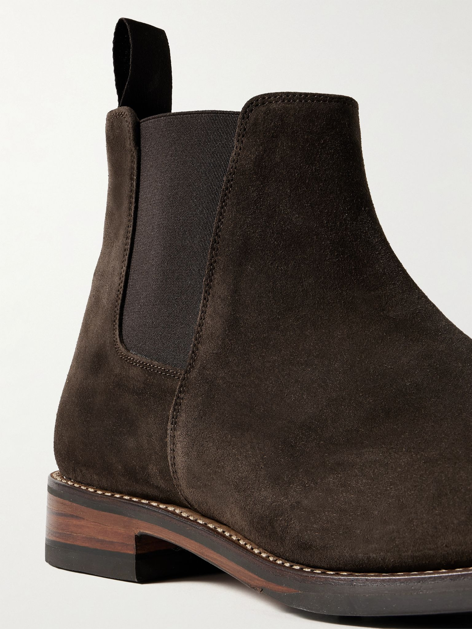 Declan Suede Chelsea Boots Dark brown - 6