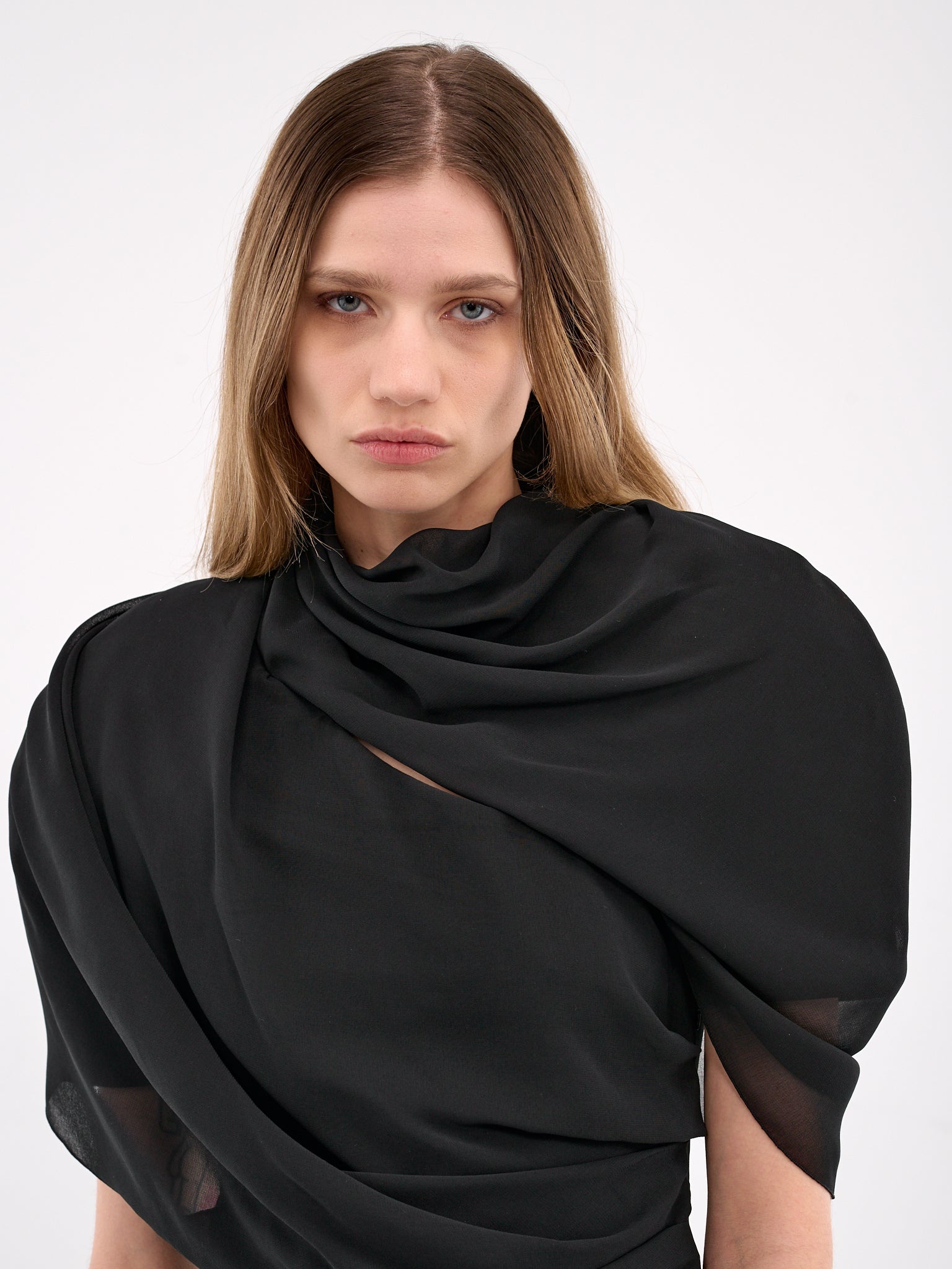 Draped Maxi Dress - 4
