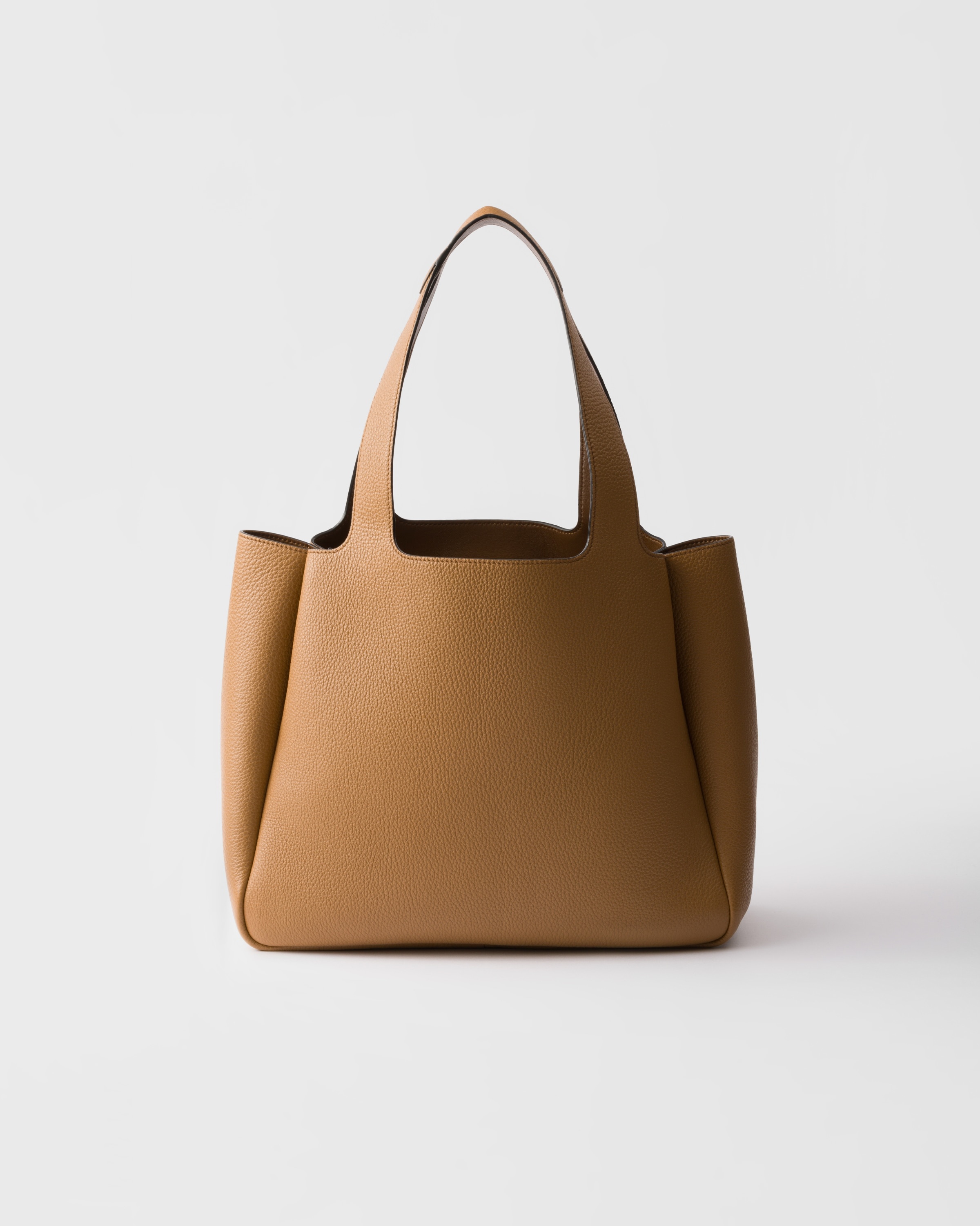 Medium leather tote bag - 3