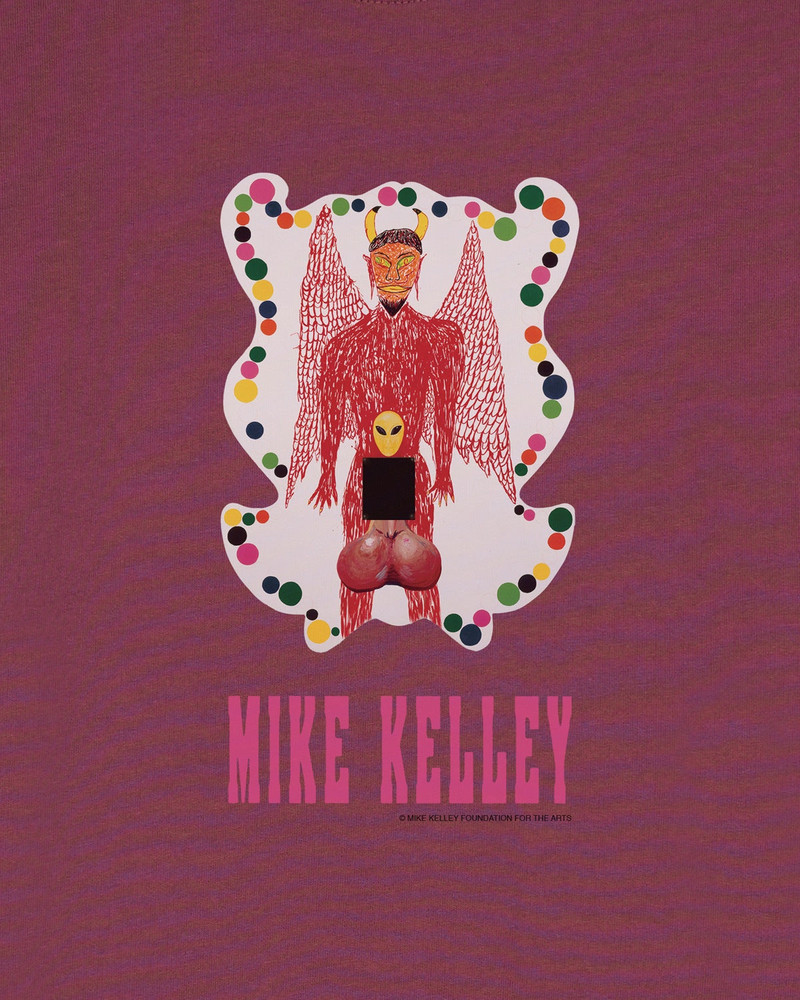 BRAIN DEAD Brain Dead x Mike Kelley Devil T-shirt - Raspberry outlook