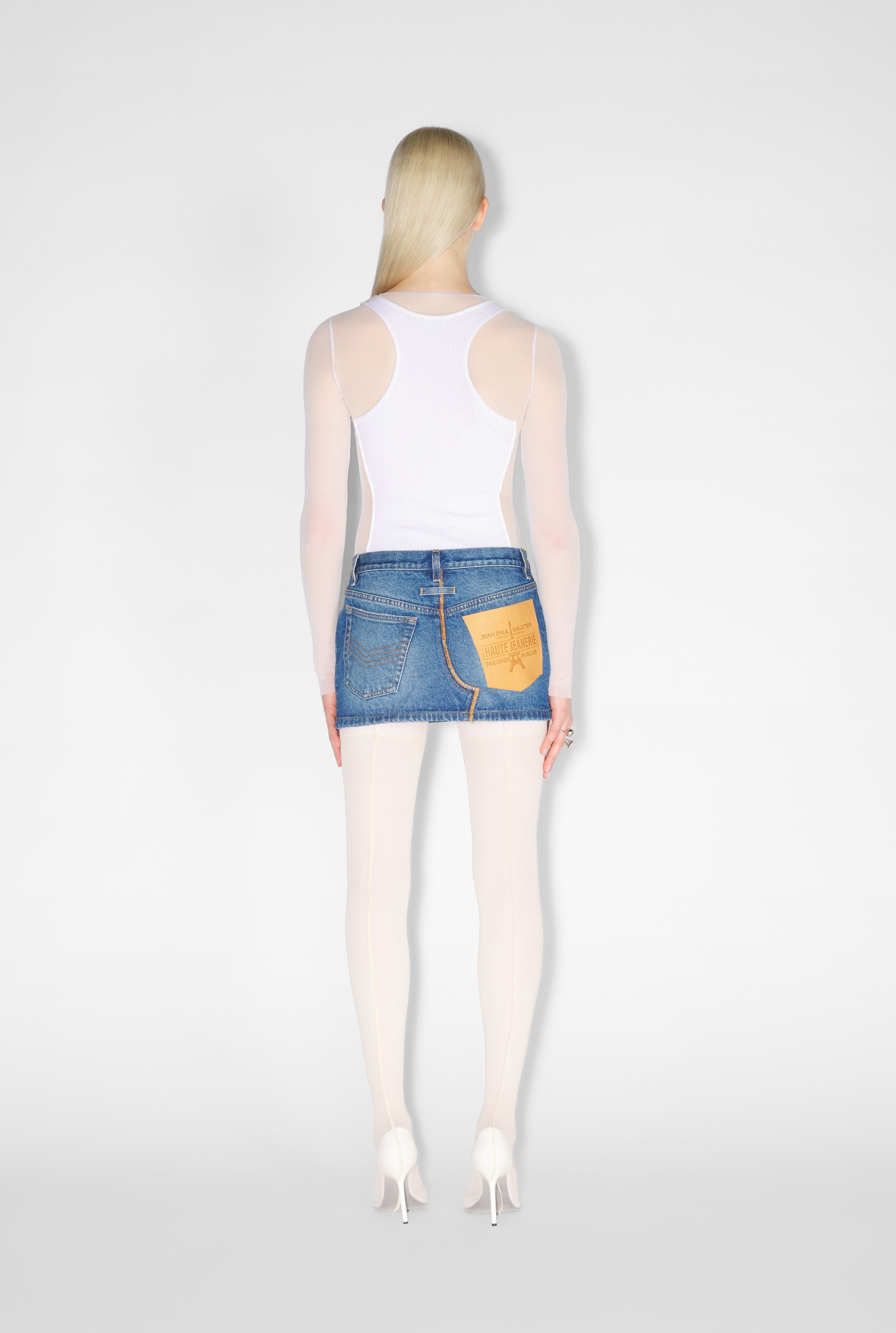 THE DENIM HAUTE JEANERIE SKIRT - 2