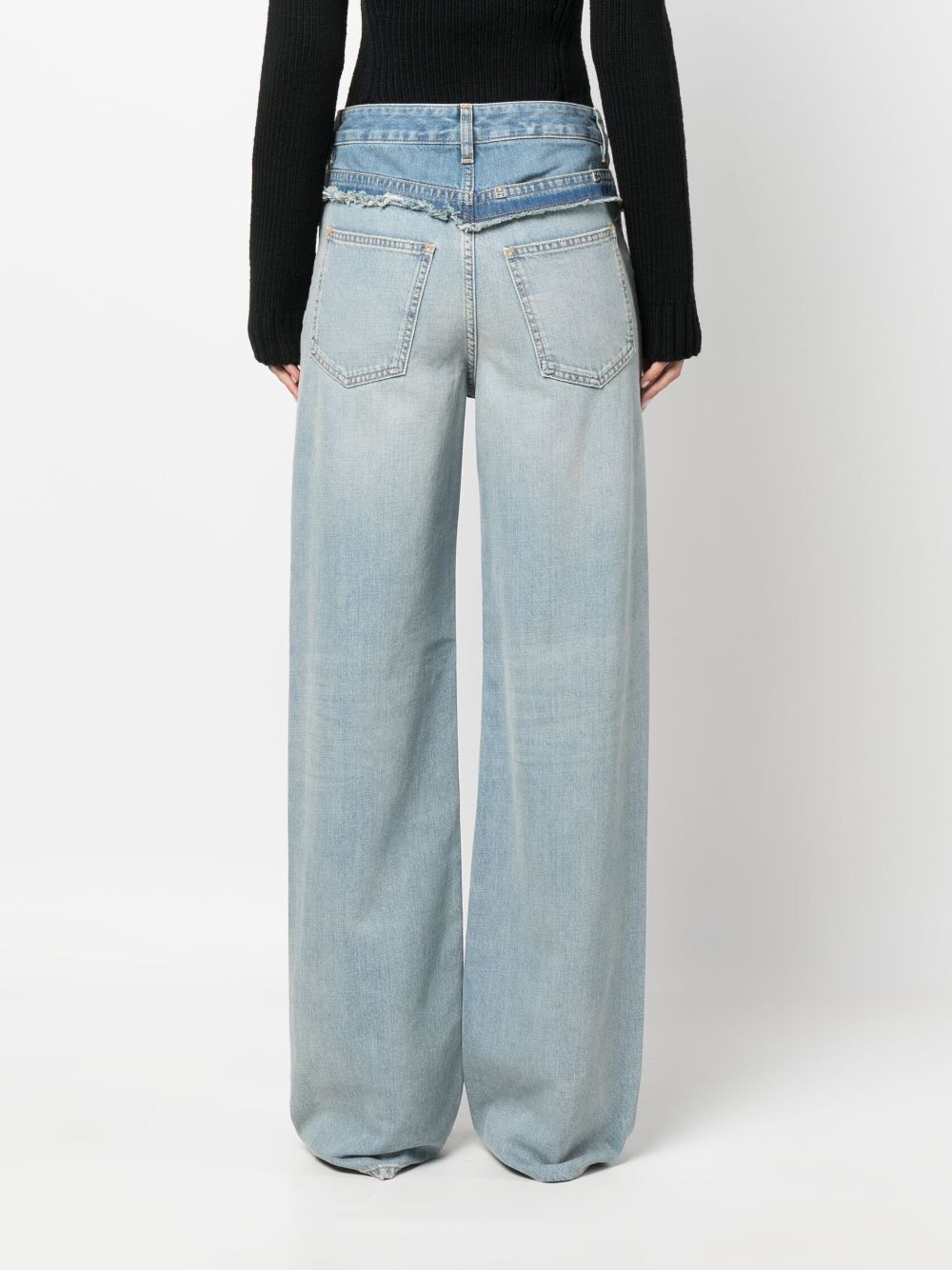 low-rise straight-leg jeans - 4